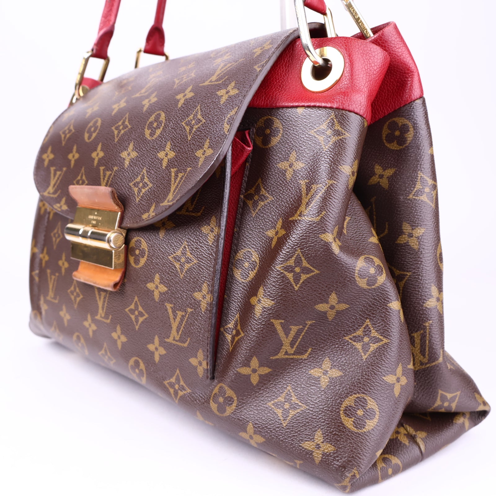 J3346 Louis Vuitton Bordeaux Monogram Canvas Olympe Bag- Pre Owned