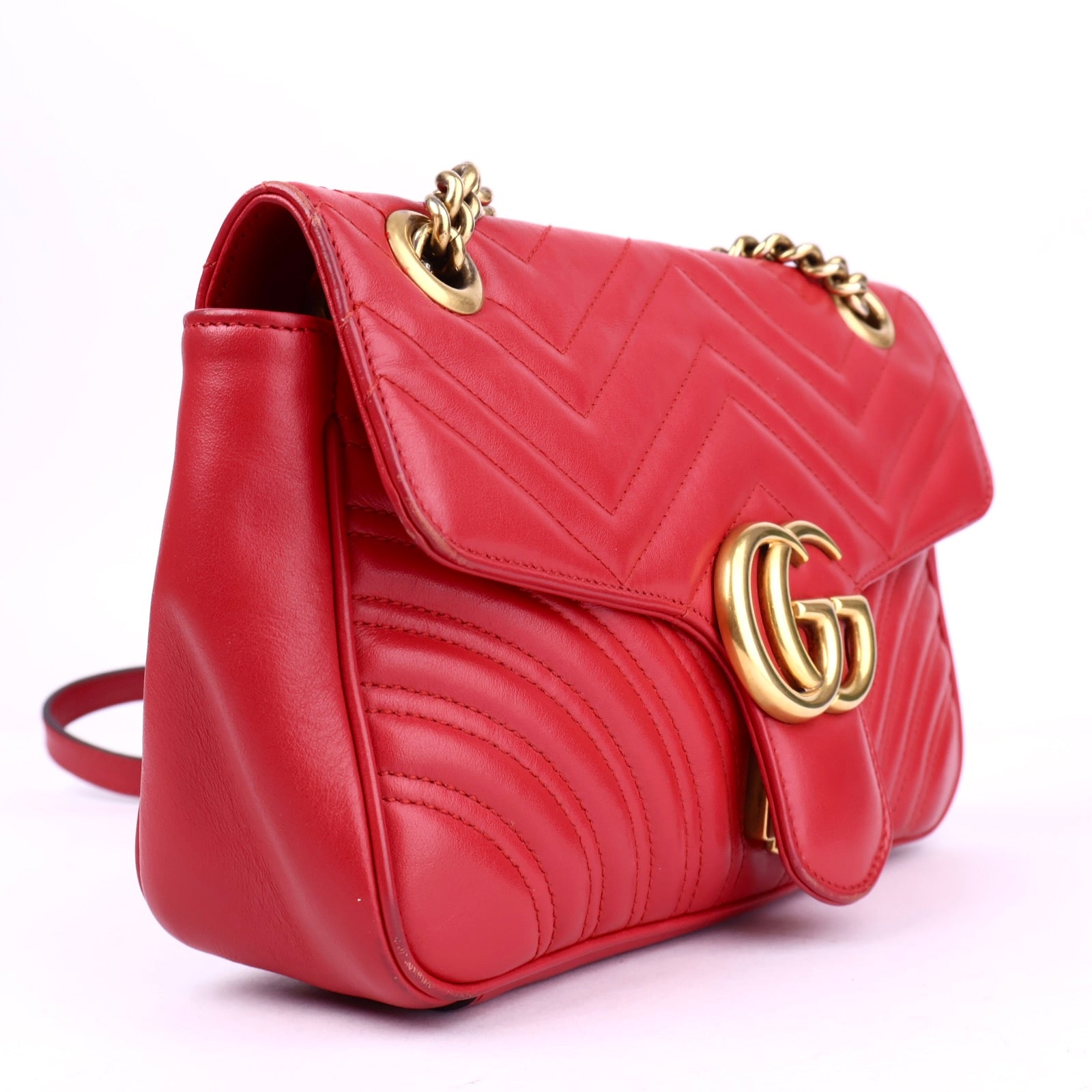 J3292 Gucci GG Marmont Small Shoulder Bag- Pre Owned