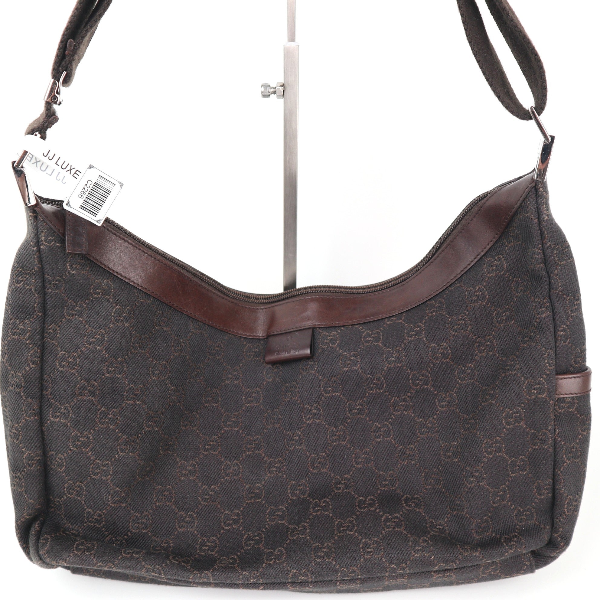 C2266 Gucci Shoulder Bag GG Shoulder Bag Dark Brown | Pre-Owned Very Good Dark Brown