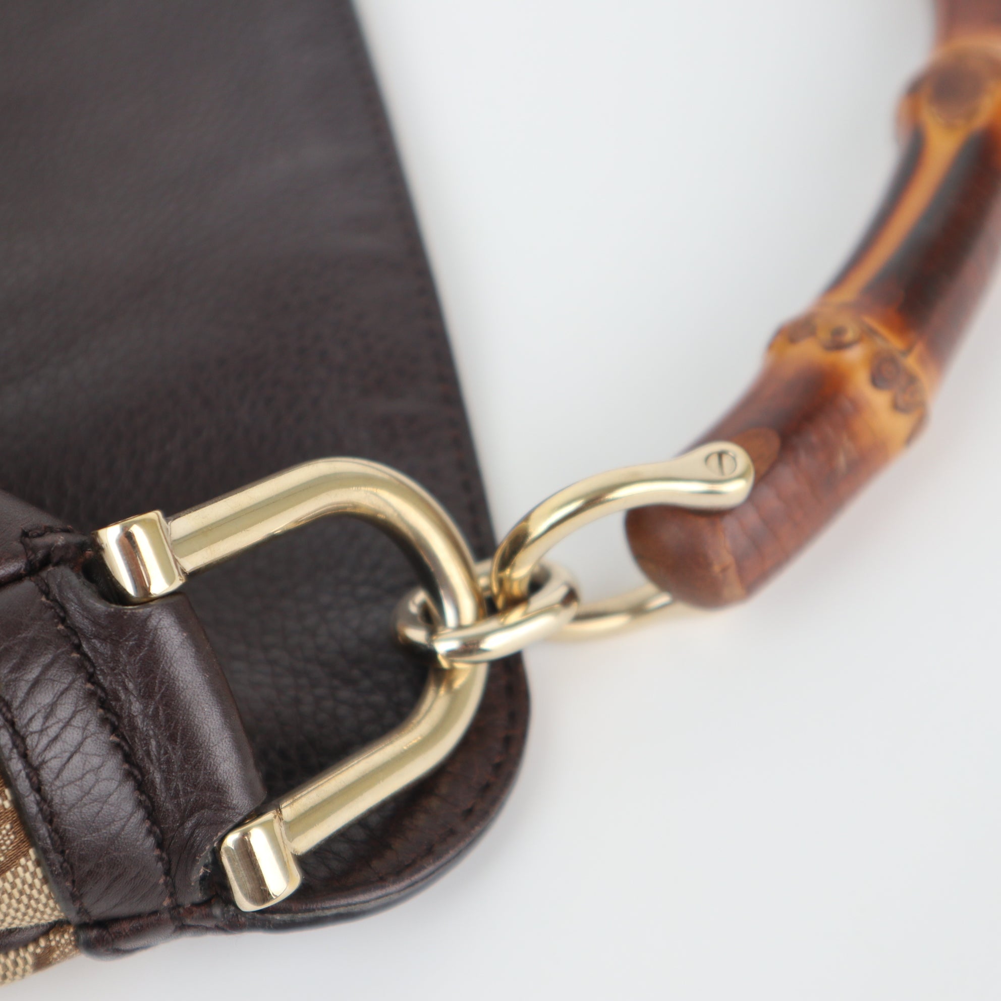 C2273 Gucci Shoulder Bag Gucci GG Canvas Charlotte | Pre-Owned Very Good Brown Canvas GG Monogram