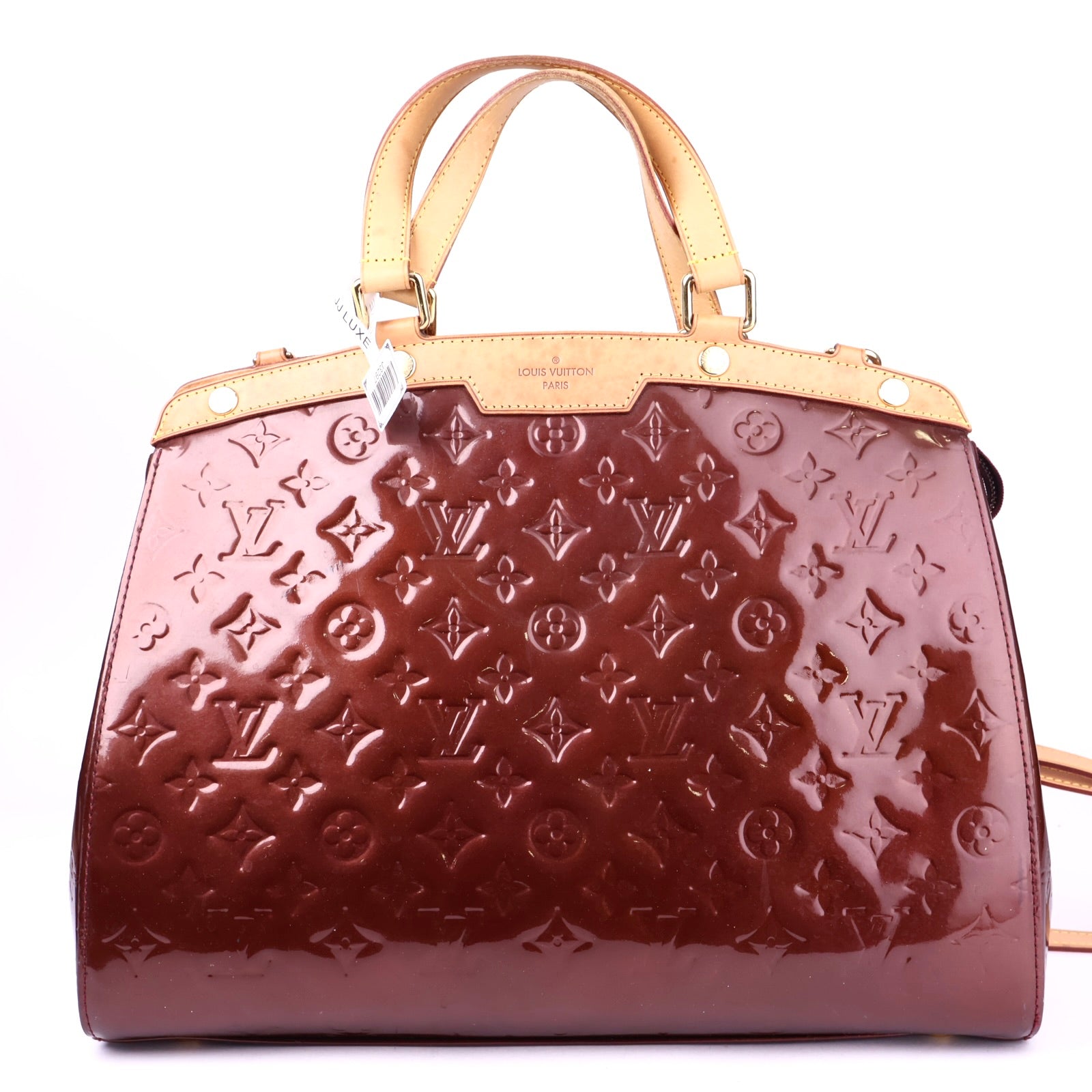 J3297 Louis Vuitton Brea MM Monogram Vernis Bag- Pre Owned