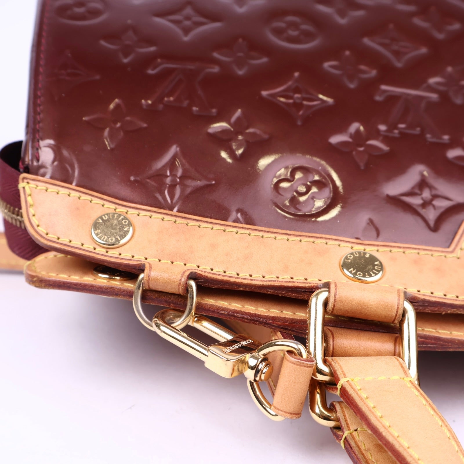 J3297 Louis Vuitton Brea MM Monogram Vernis Bag- Pre Owned