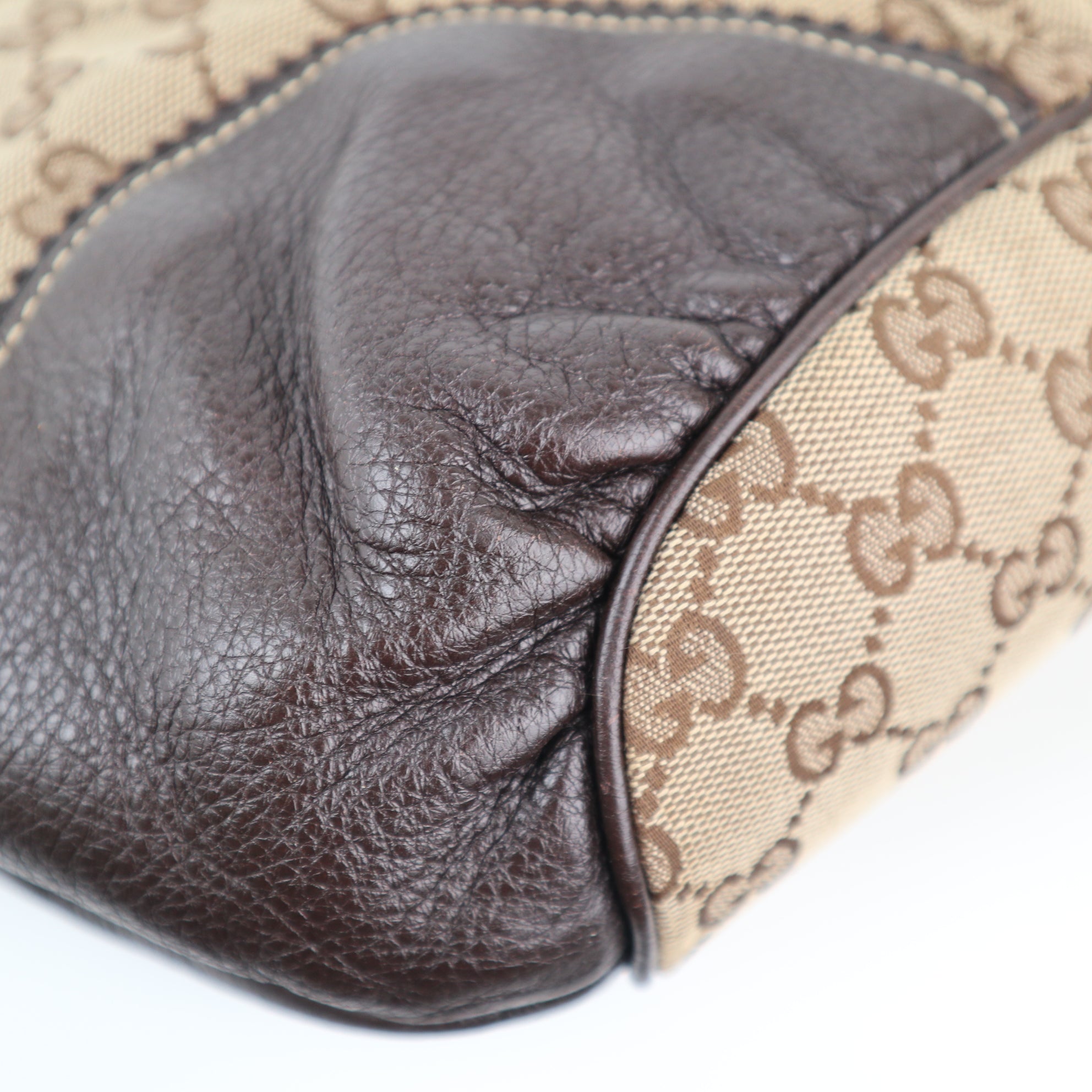 C2285 Gucci Shoulder Bag GG Canvas Tribeca | Pre-Owned Very Good Brown GG Canvas Canvas