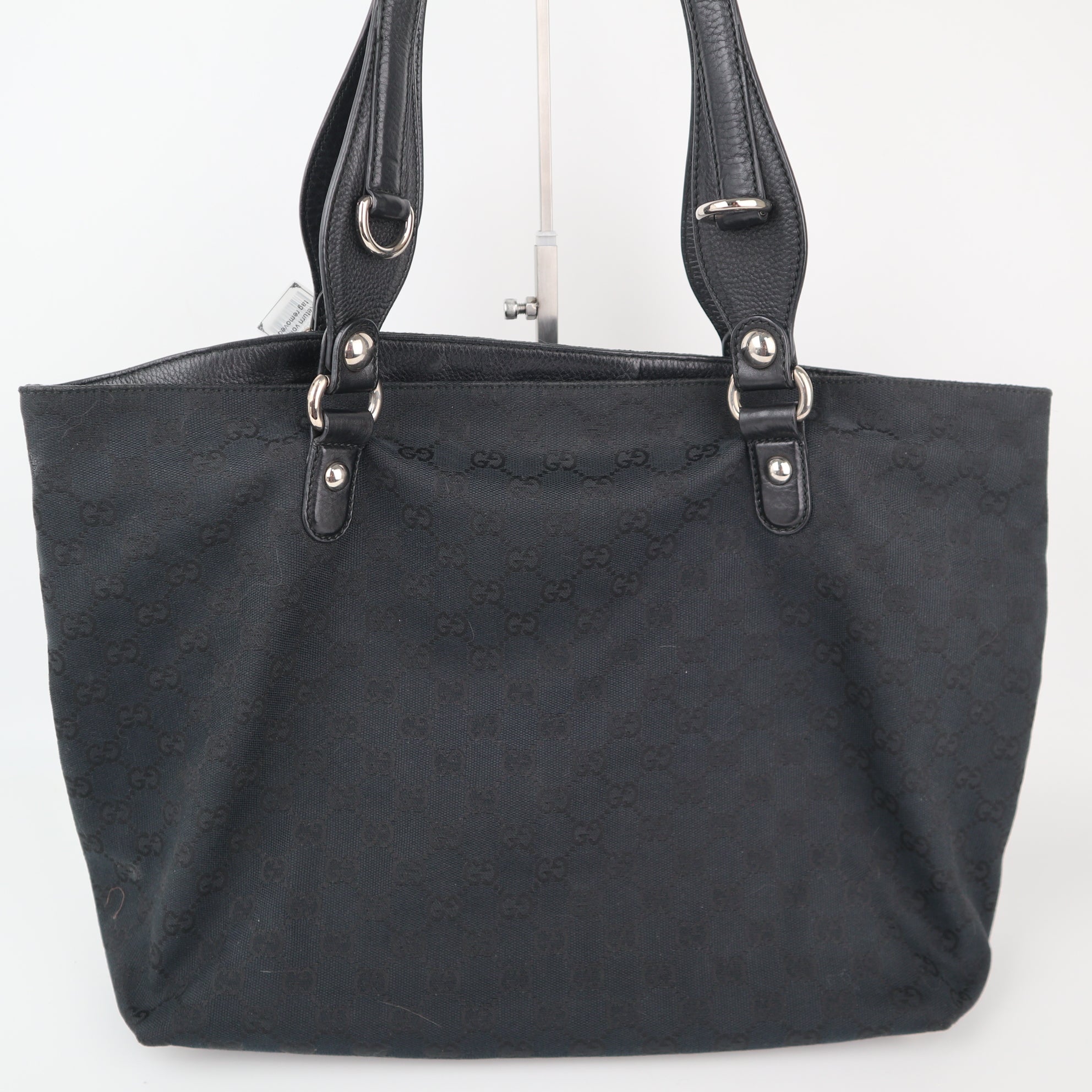 C2290 Gucci Tote Bag Icon Bit GG-Canvas Jacquard | Pre-Owned Excellent GG Canvas, Jacquard Canvas