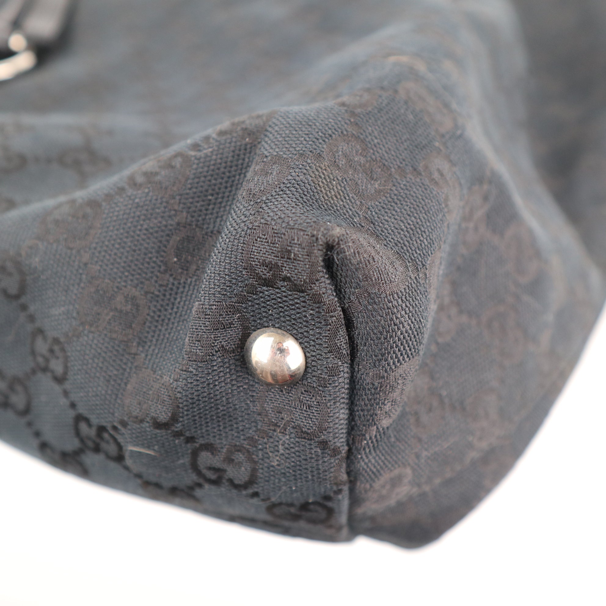 C2290 Gucci Tote Bag Icon Bit GG-Canvas Jacquard | Pre-Owned Excellent GG Canvas, Jacquard Canvas