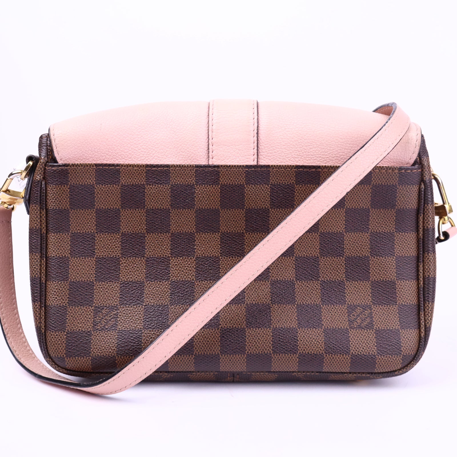 Louis Vuitton Clapton Handbag Damier Crossbody Bag J3313 | Pre-Owned Excellent Damier Coated canvas