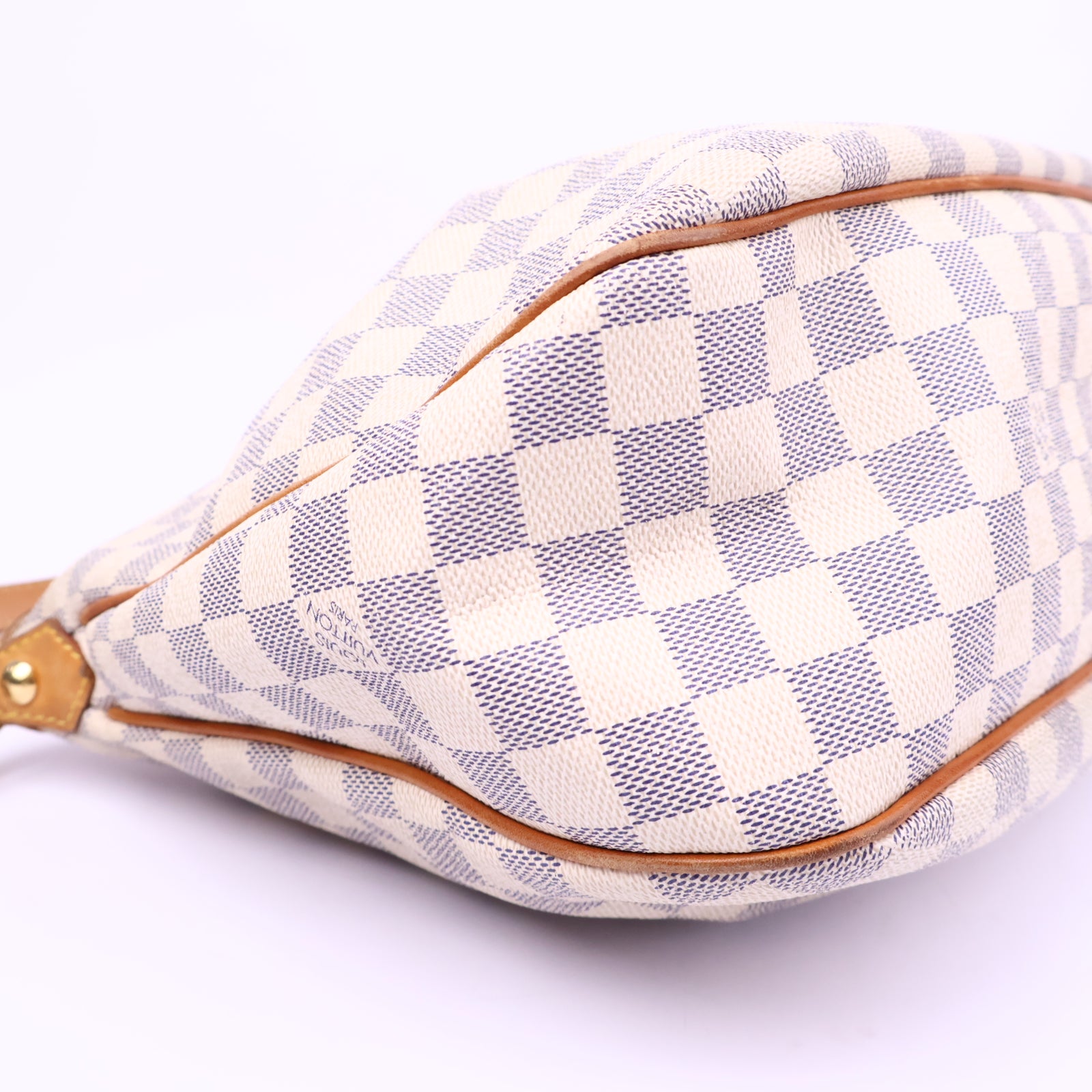 Louis Vuitton Damier Azur Siracusa Shoulder Bag J3301 | Pre-Owned Excellent Blue and white Damier Azur Coated canvas