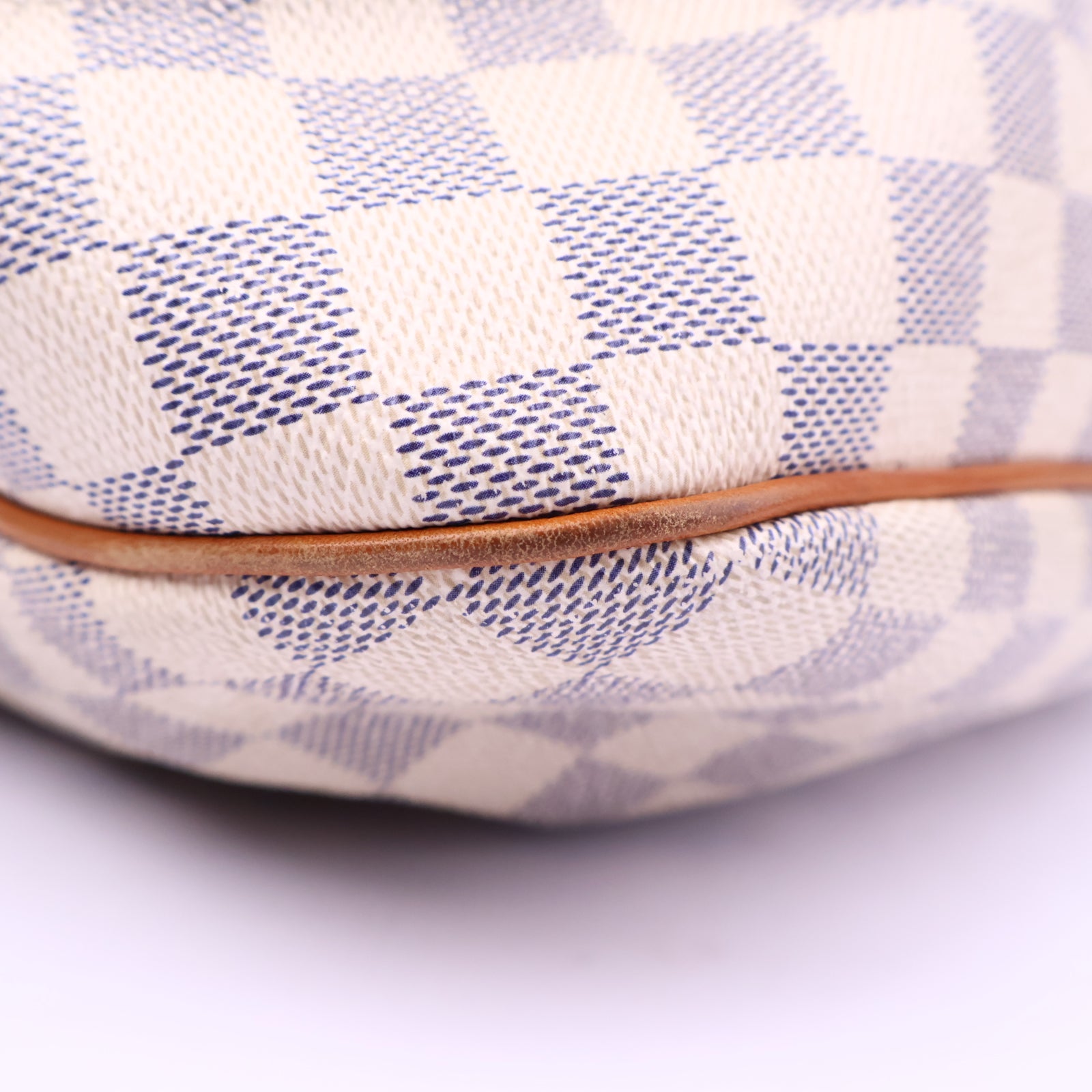 Louis Vuitton Damier Azur Siracusa Shoulder Bag J3301 | Pre-Owned Excellent Blue and white Damier Azur Coated canvas