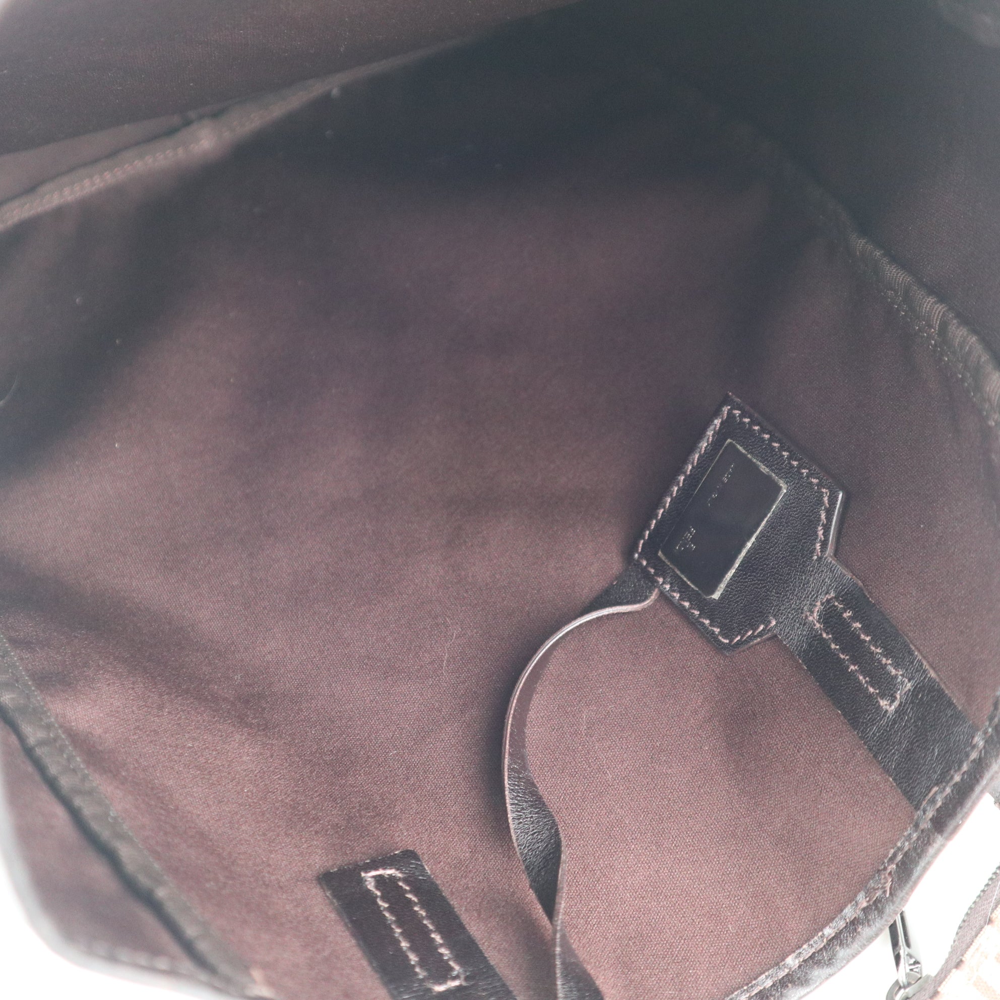 C2309 Fendi Tote Bag Zucchino Tote | Pre-Owned Very Good Brown FF Monogram Canvas