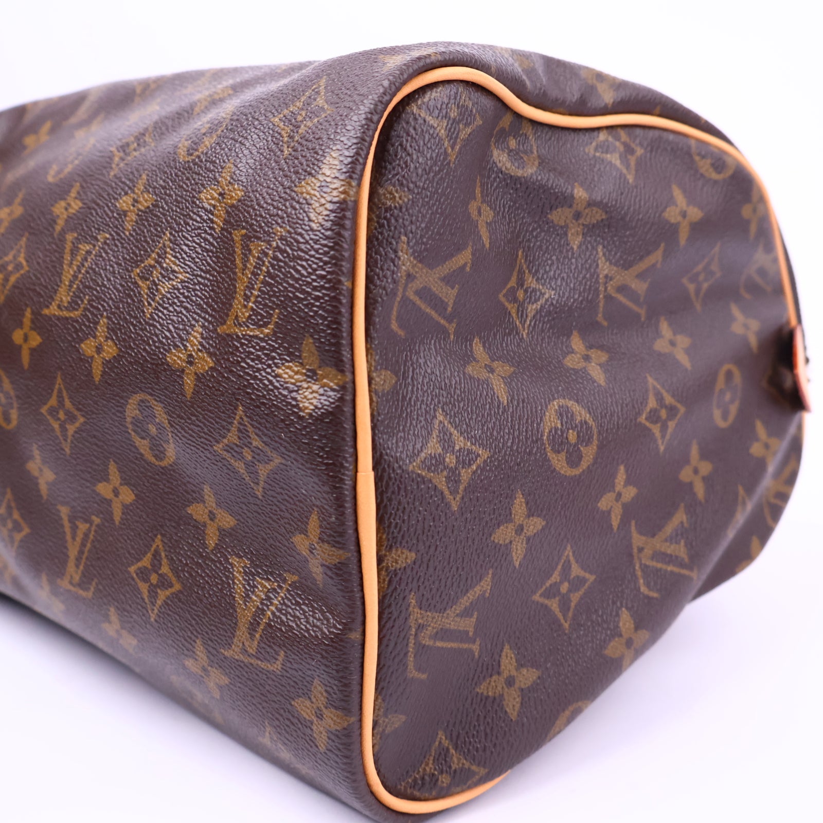 Louis Vuitton Speedy 30 Handbag Monogram Canvas Top Handle Bag J3302R | Pre-Owned Like New Brown Monogram Coated canvas