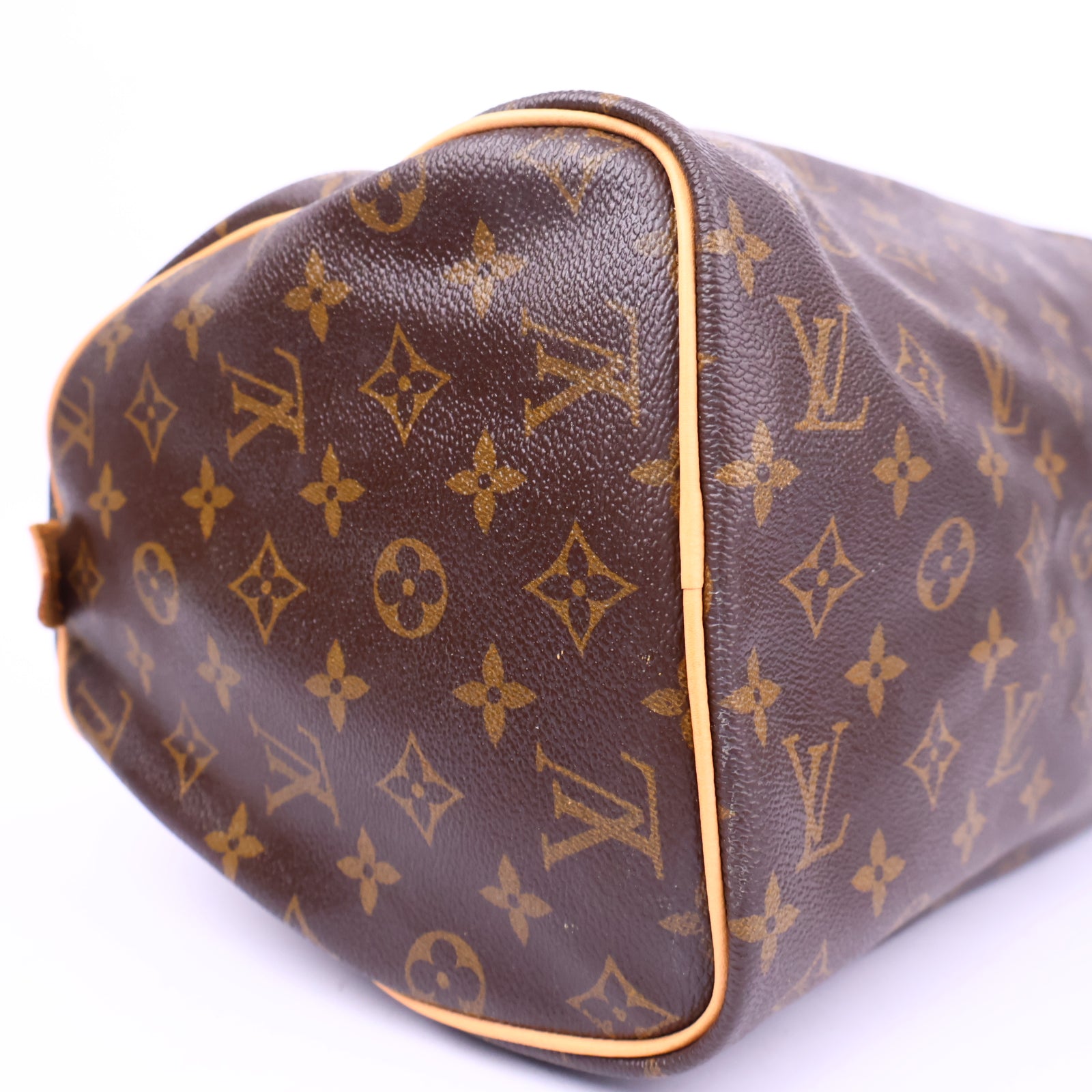 Louis Vuitton Speedy 30 Handbag Monogram Canvas Top Handle Bag J3302R | Pre-Owned Like New Brown Monogram Coated canvas