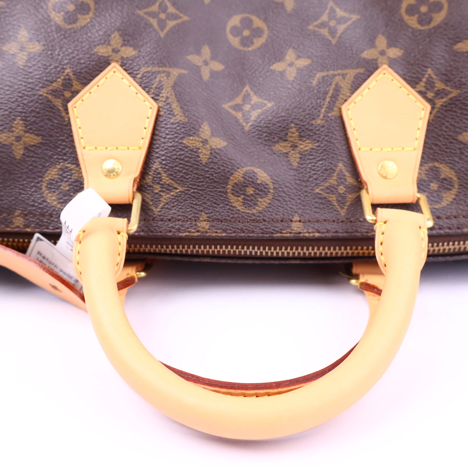 Louis Vuitton Speedy 30 Handbag Monogram Canvas Top Handle Bag J3302R | Pre-Owned Like New Brown Monogram Coated canvas