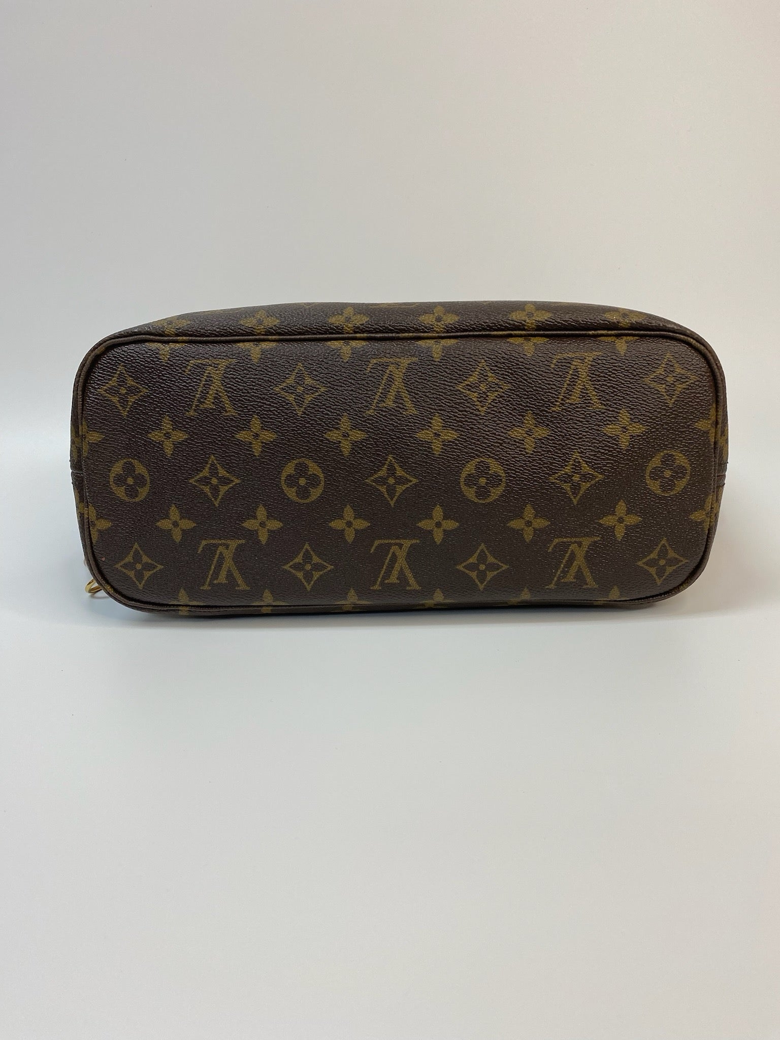 J2912 Louis Vuitton Tote Bag Monogram Neverfull PM | Pre-Owned Brown Monogram Coated canvas, Leather trim