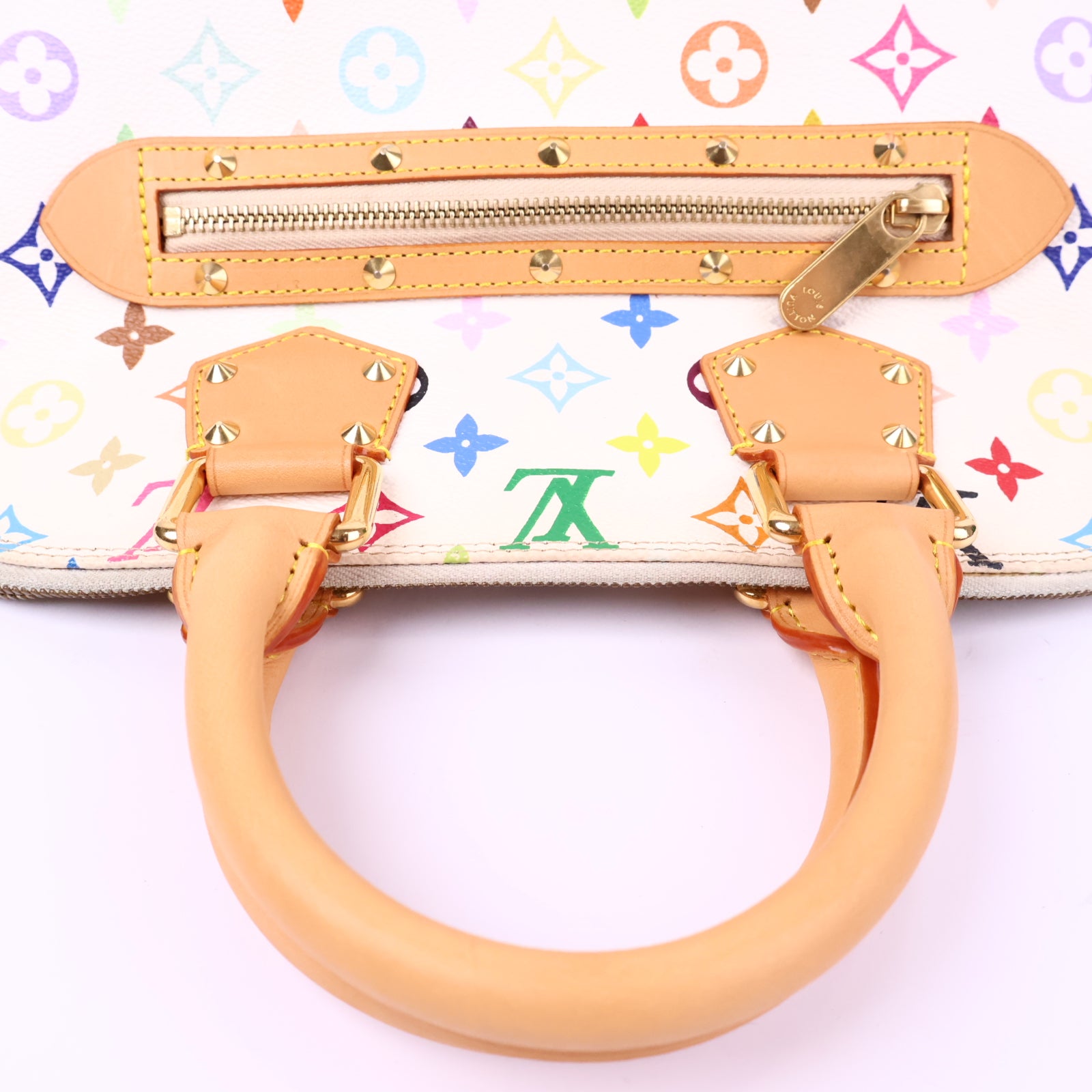 Louis Vuitton Takashi Murakami Alma handbag Top Handle Bag J2141 | Pre-Owned Like New