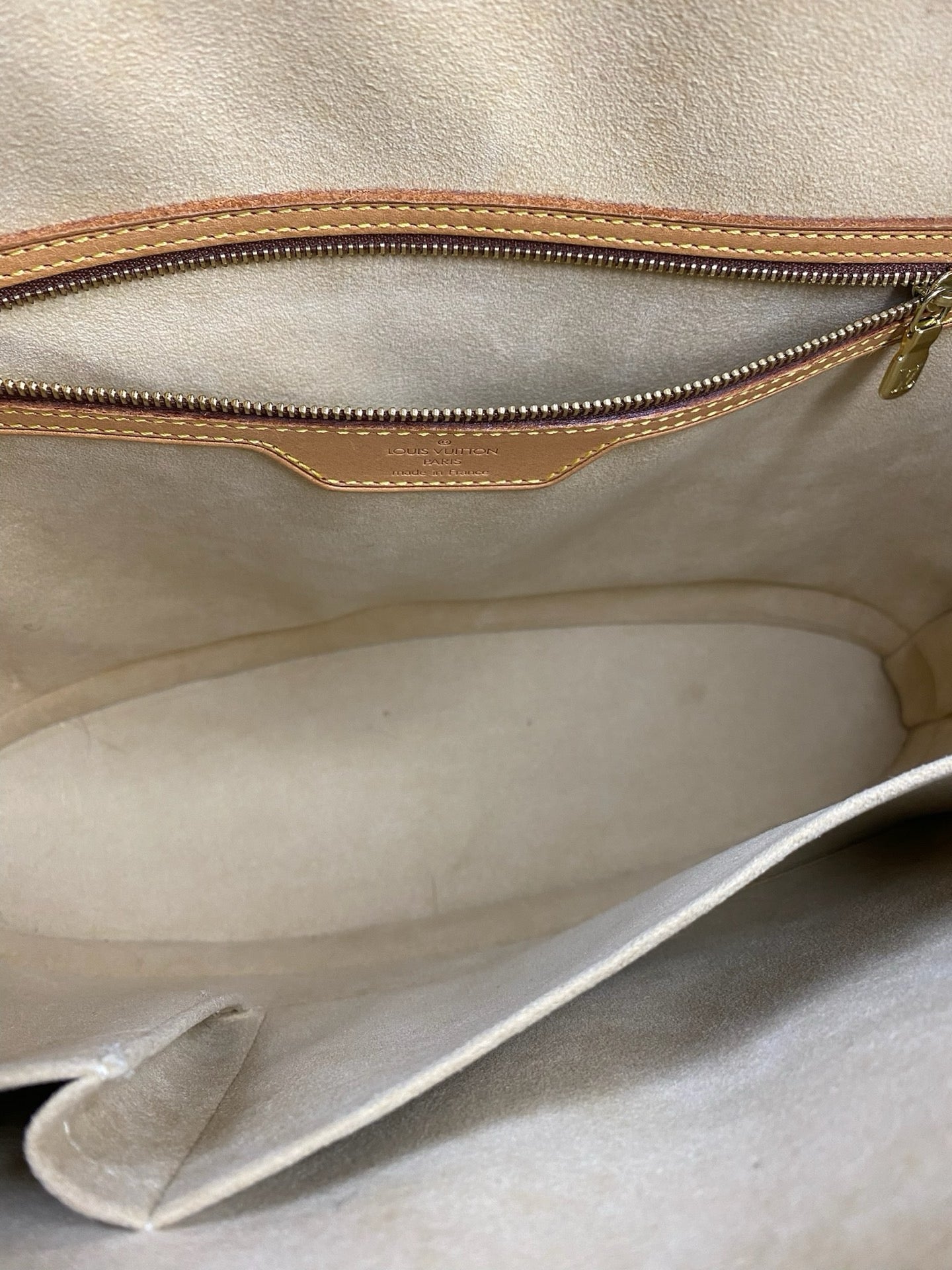 J2917 Louis Vuitton Tote Bag Monogram Babylone Tote | Pre-Owned Brown Monogram Coated canvas, Leather trim