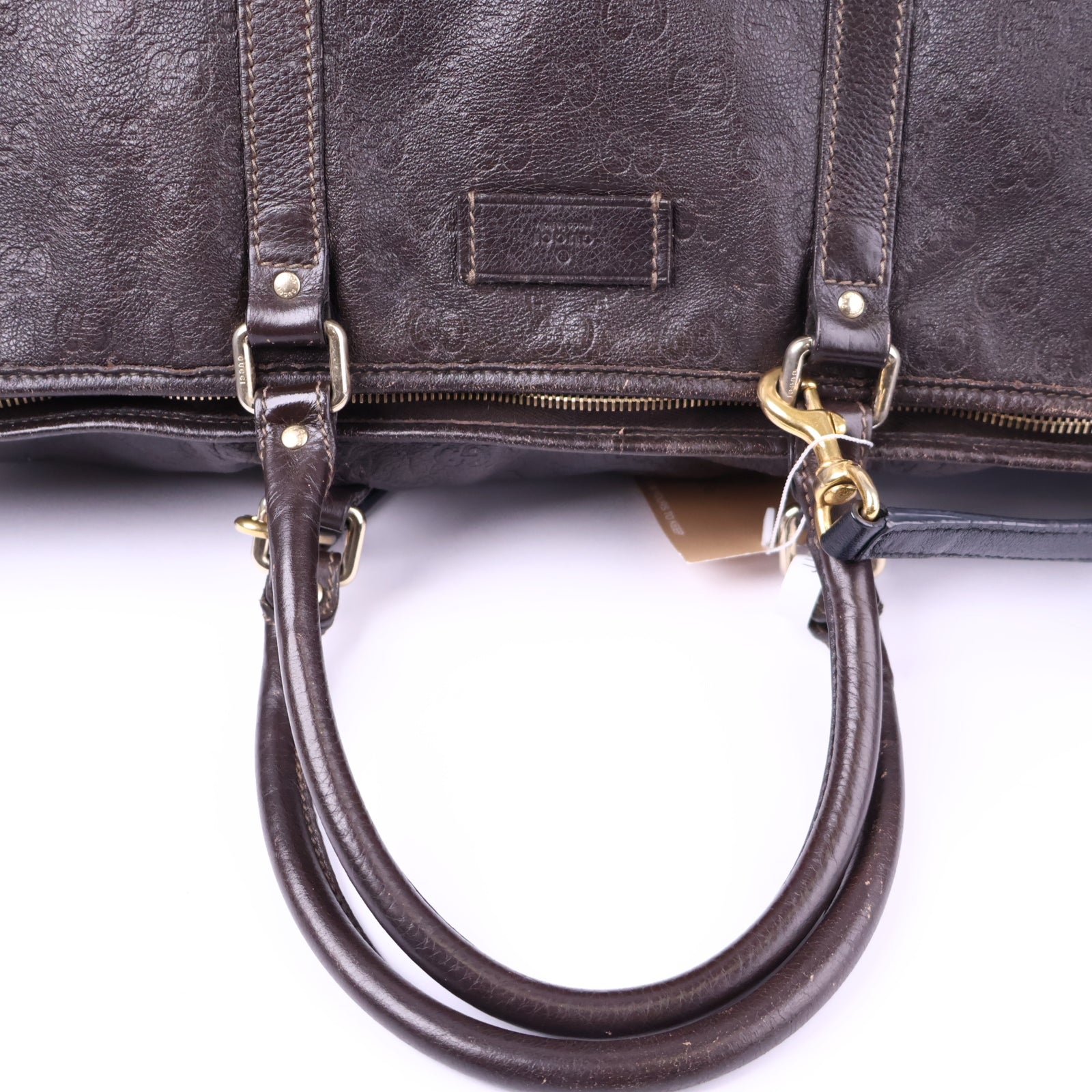 Gucci Tote Bag Guccissima Brown Tote Bag J2143 | Pre-Owned Like New Brown Leather