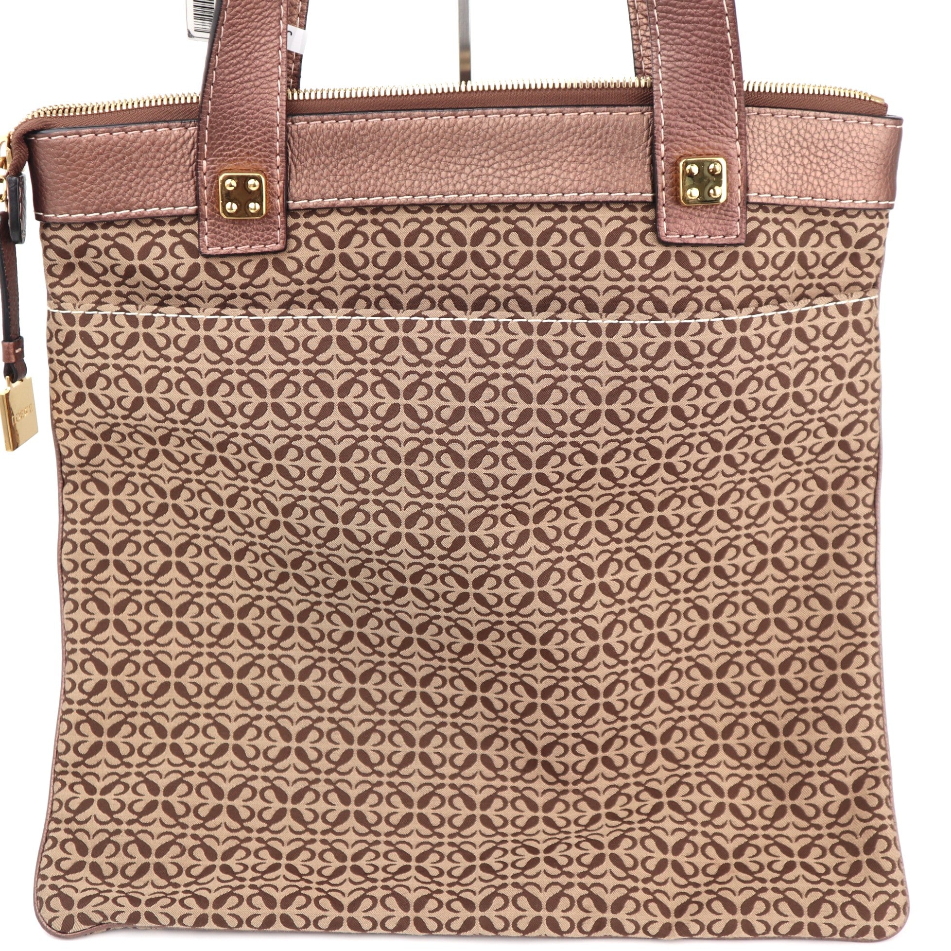 C2316 Loewe Tote Bag Canvas Tote Vintage Brown | Pre-Owned Very Good Brown Canvas