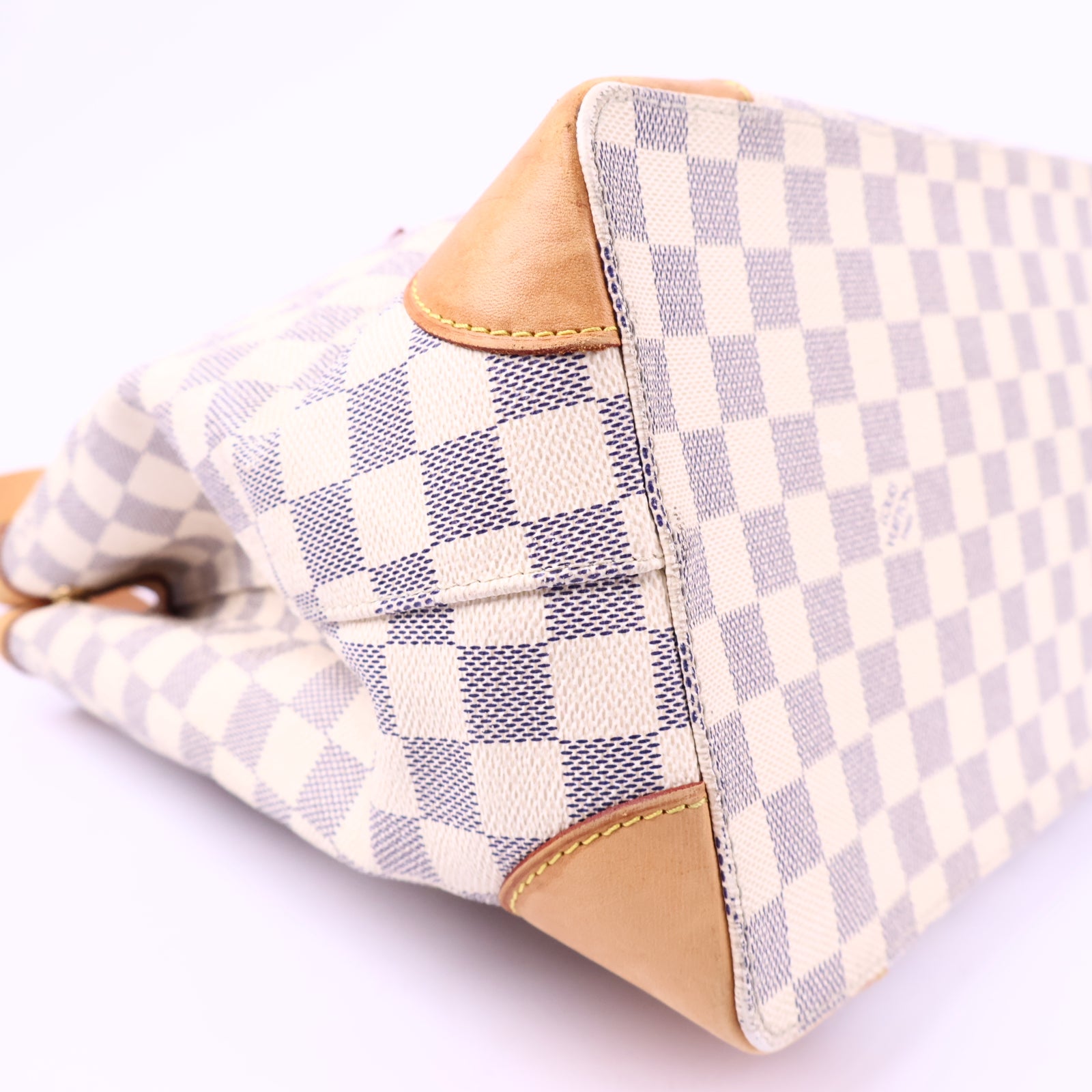 Louis Vuitton Damier Azur Hampstead Shoulder Bag J2146 | Pre-Owned Like New Brown Damier Canvas