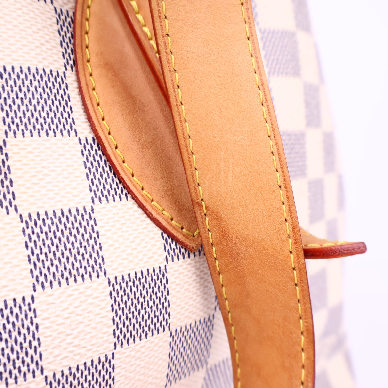 Louis Vuitton Damier Azur Hampstead Shoulder Bag J2146 | Pre-Owned Like New Brown Damier Canvas