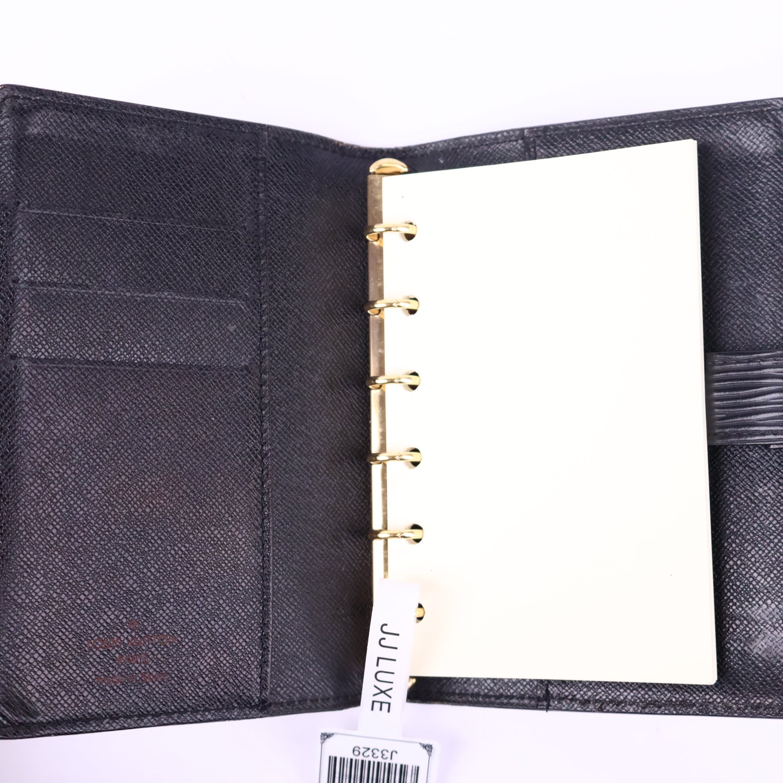 Louis Vuitton Epi Small Ring Agenda Cover Black Agenda Cover J3329 | Pre-Owned Like New Black Epi Epi leather