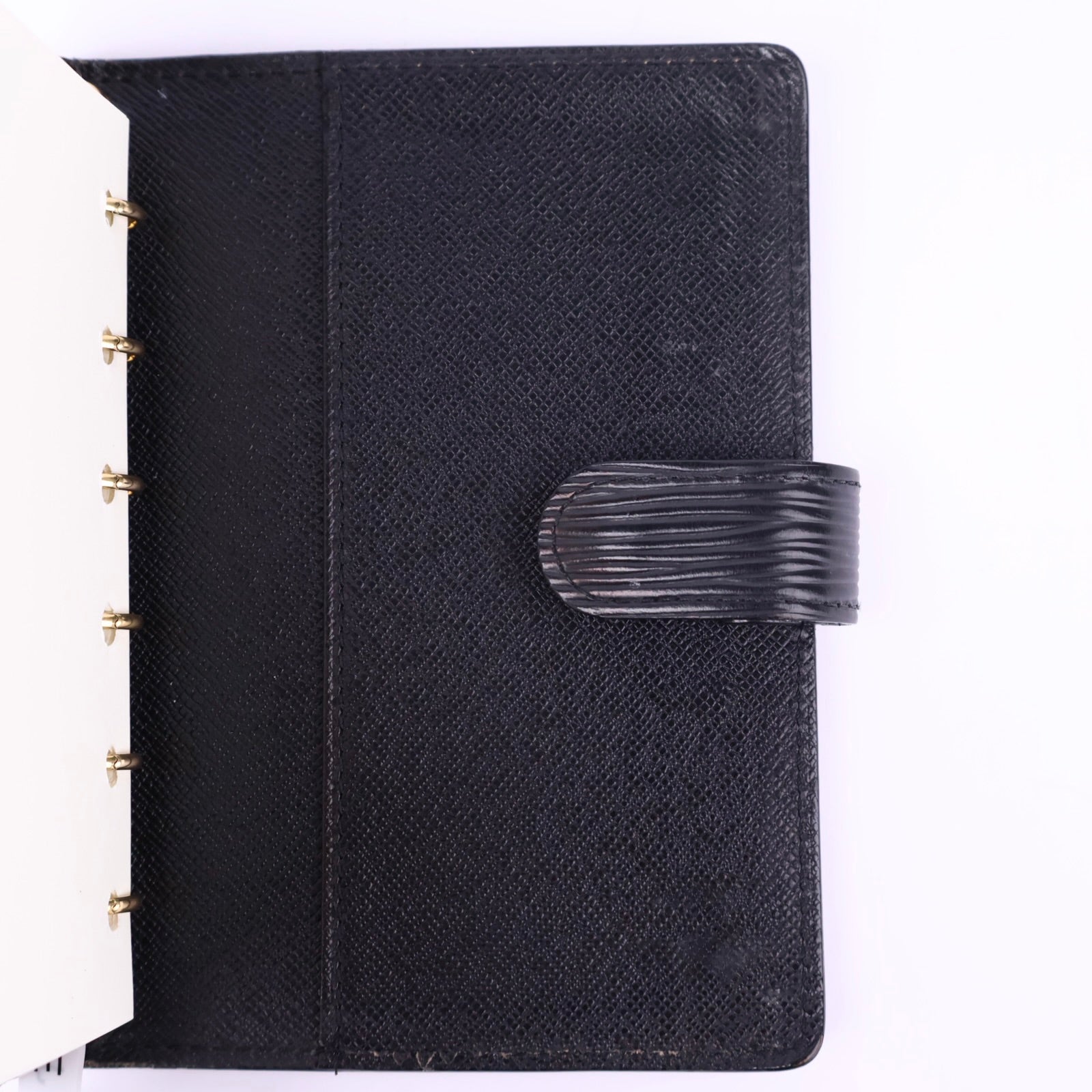 Louis Vuitton Epi Small Ring Agenda Cover Black Agenda Cover J3329 | Pre-Owned Like New Black Epi Epi leather