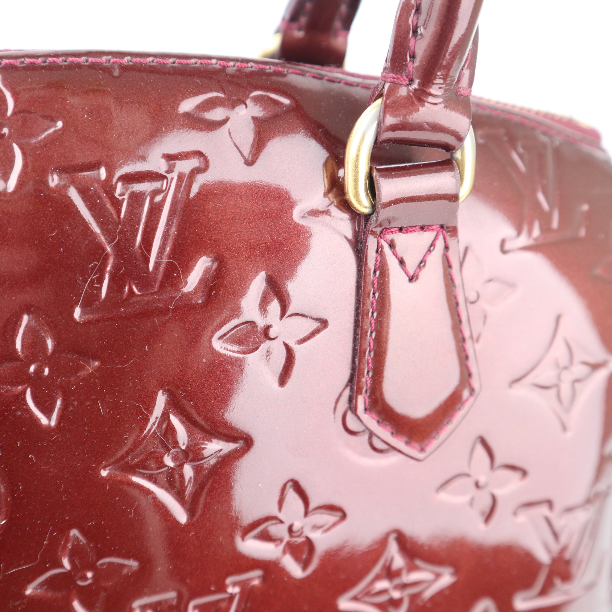 C2333 Louis Vuitton Shoulder Bag Fauviste Monogram Vernis Sherwood | Pre-Owned Very Good Brown Monogram, Monogram Vernis Canvas, Leather