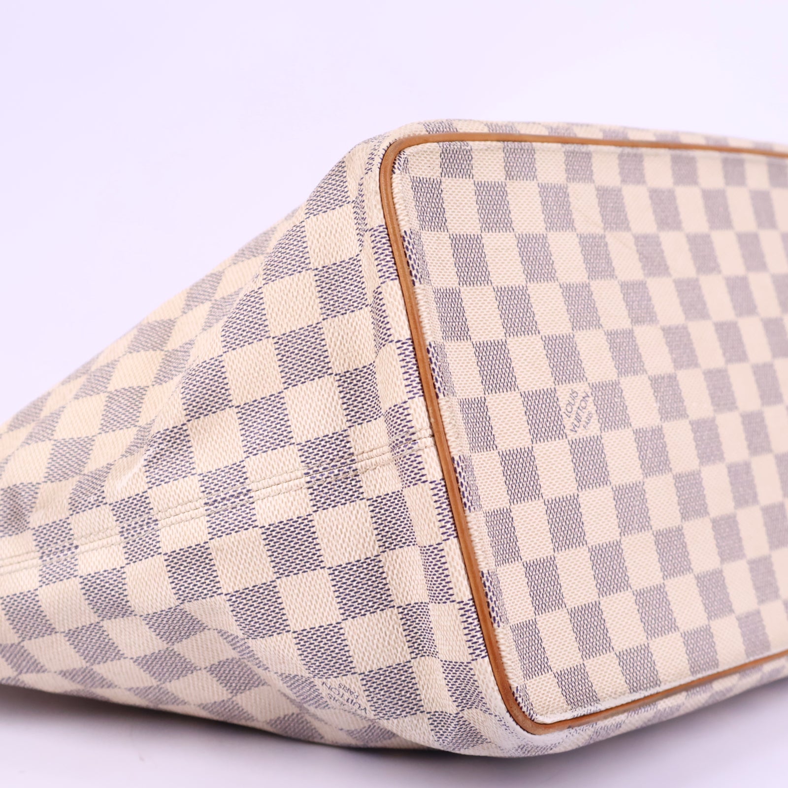 Louis Vuitton Damier Azur Saleya MM Tote Bag Tote Bag J3146 | Pre-Owned Excellent White / Blue Damier Azur Canvas