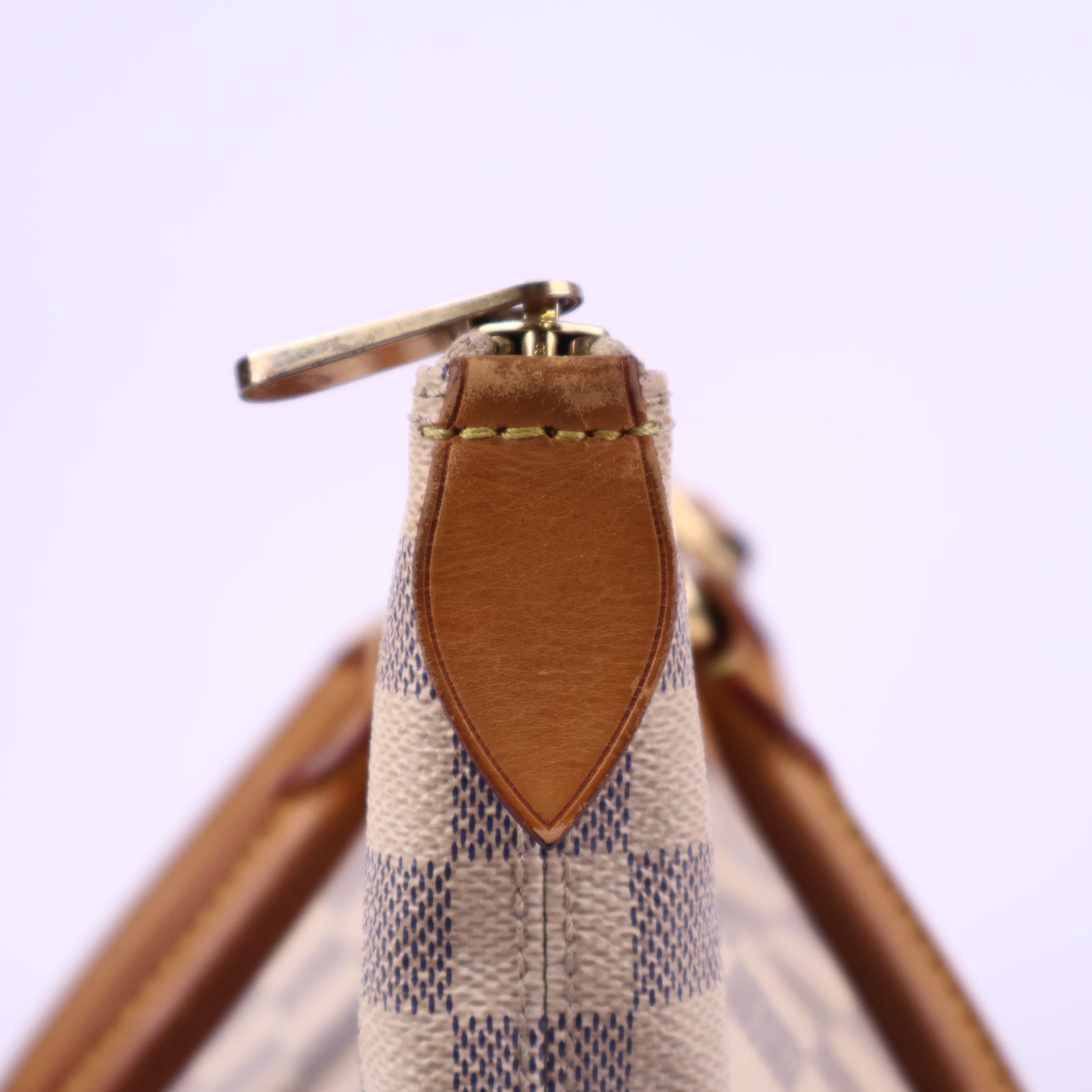 Louis Vuitton Damier Azur Saleya MM Tote Bag Tote Bag J3146 | Pre-Owned Excellent White / Blue Damier Azur Canvas