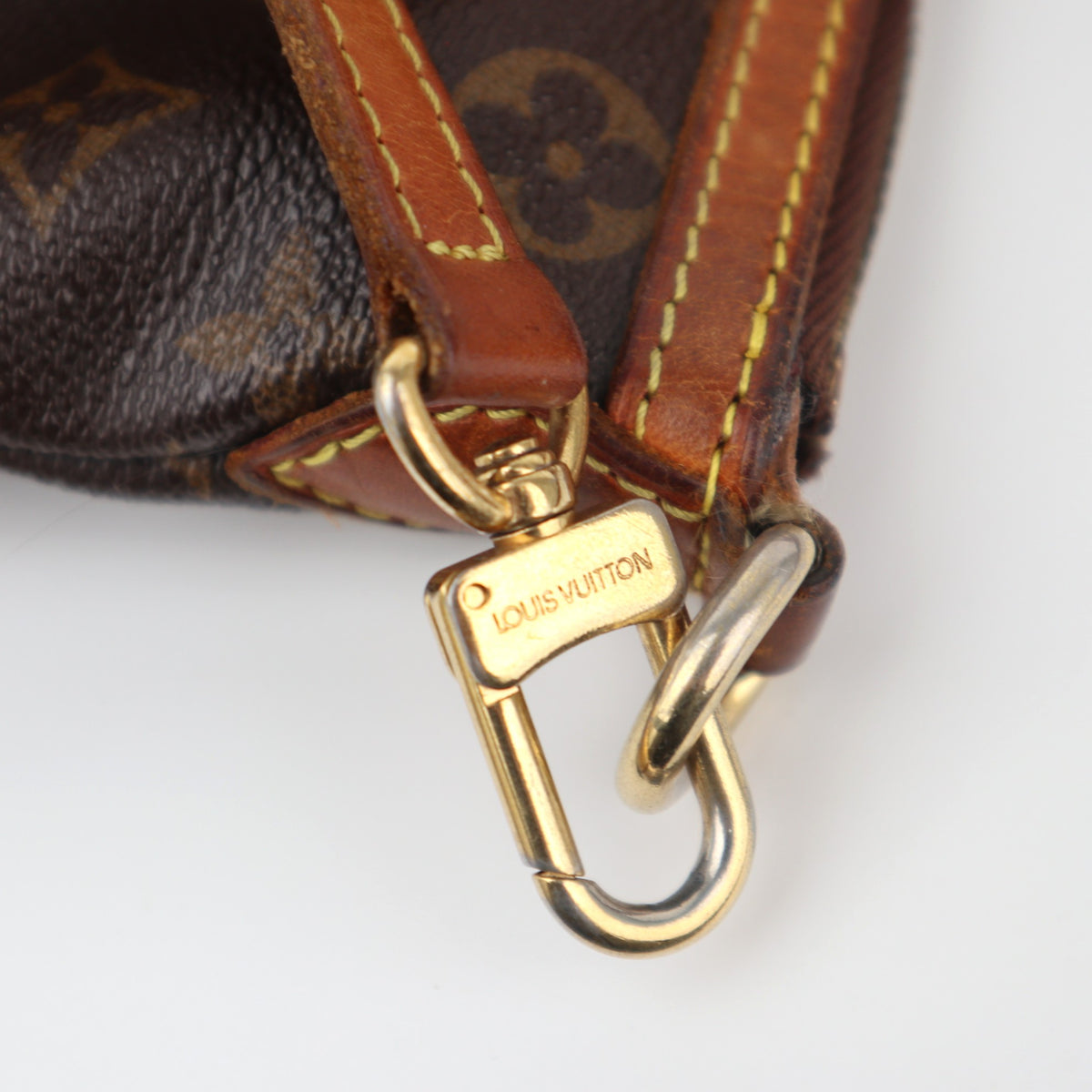 C2346 Louis Vuitton Shoulder Bag Monogram Canvas Palermo PM | Pre-Owned Very Good Brown Monogram Canvas