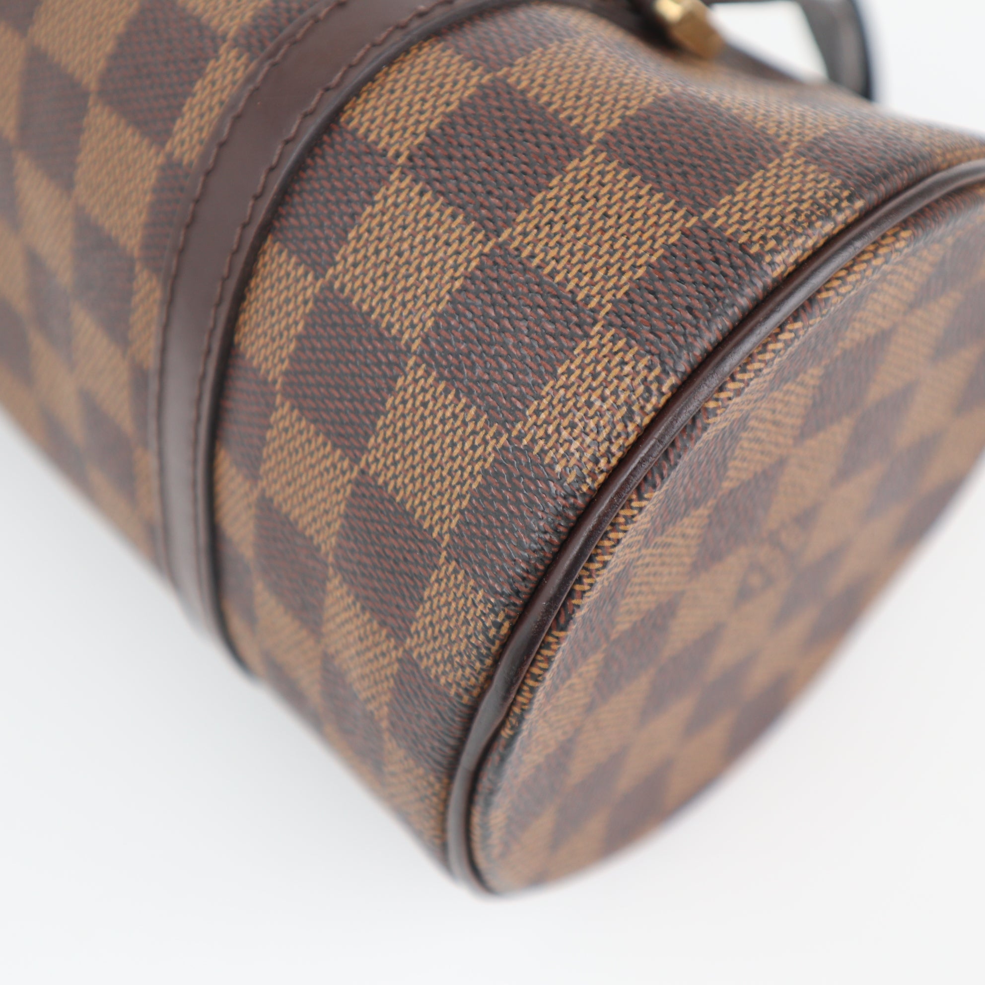 C2348 Louis Vuitton Shoulder Bag Damier Ebene Papillon 26 | Pre-Owned Very Good Brown Damier Ebene Canvas