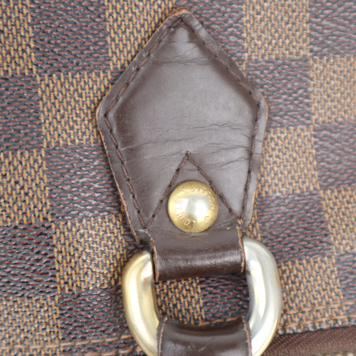 C2350 Louis Vuitton Shoulder Bag Damier Ebene Saleya MM Bag | Pre-Owned Very Good Brown Damier Ebene Canvas