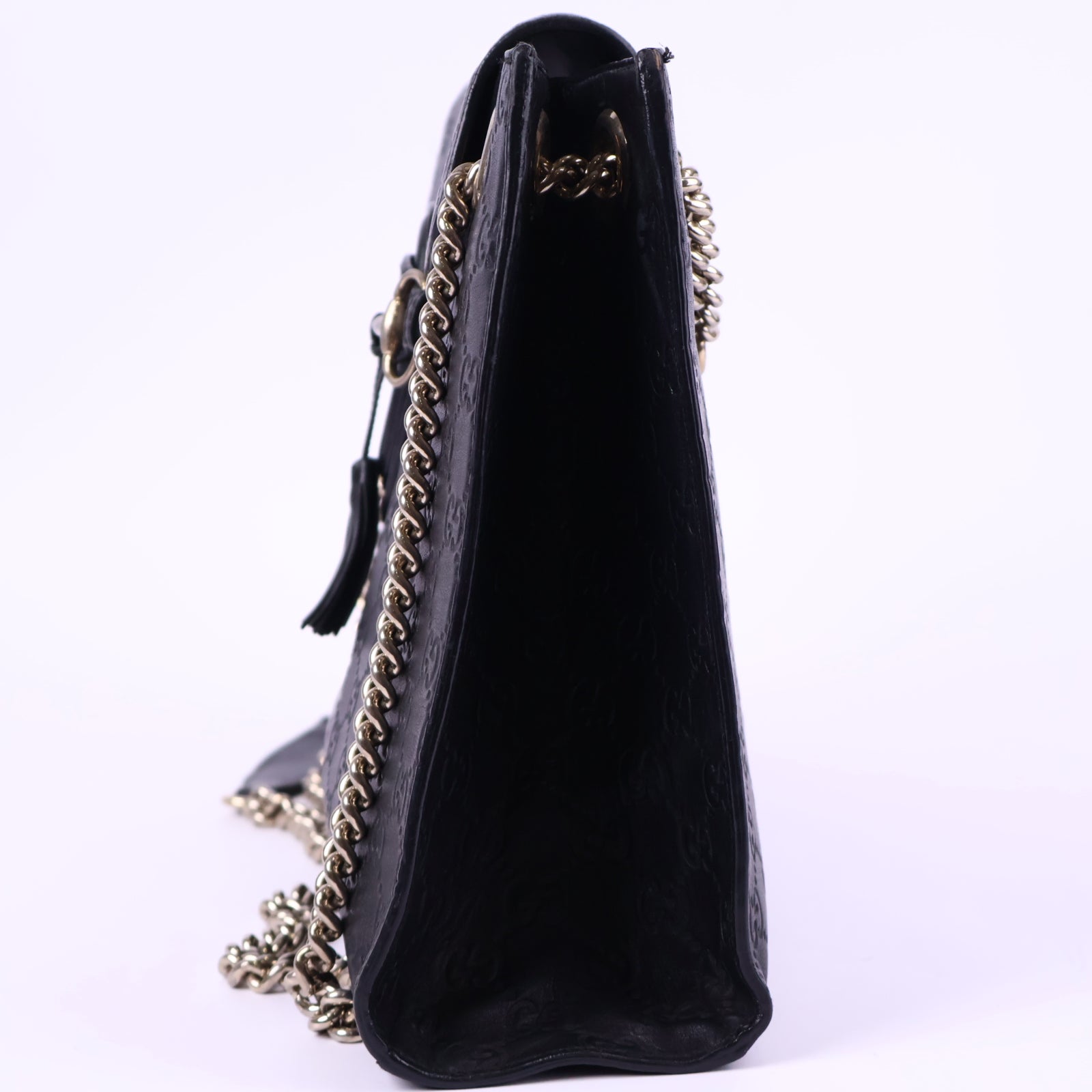 Gucci Emily Guccissima Chain Shoulder Bag Shoulder Bag J3126 | Pre-Owned Excellent Brown Guccissima Leather