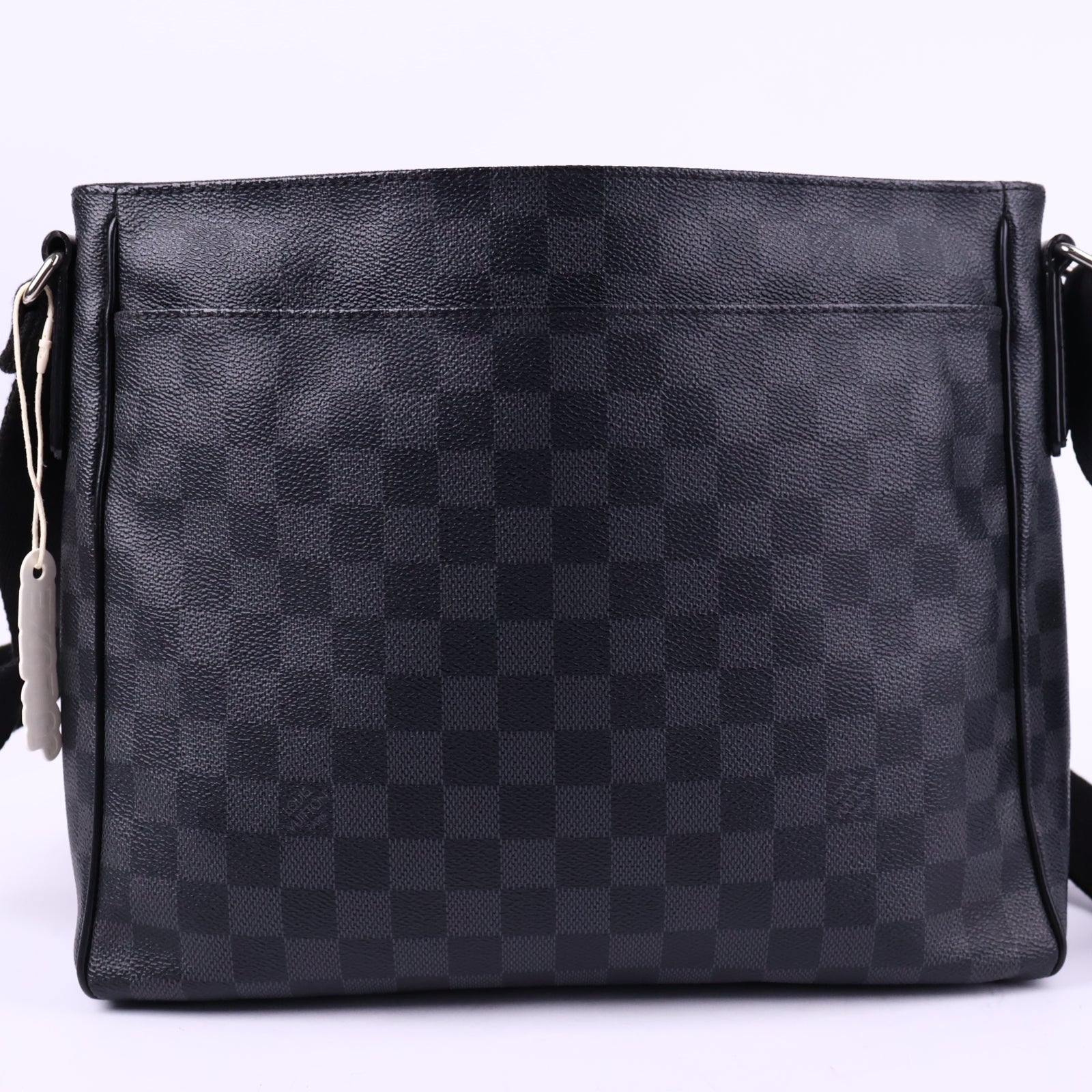Louis Vuitton Damier Graphite District MM Messenger Bag Messenger Bag J3326 | Pre-Owned Like New Black / Grey Damier Graphite Canvas