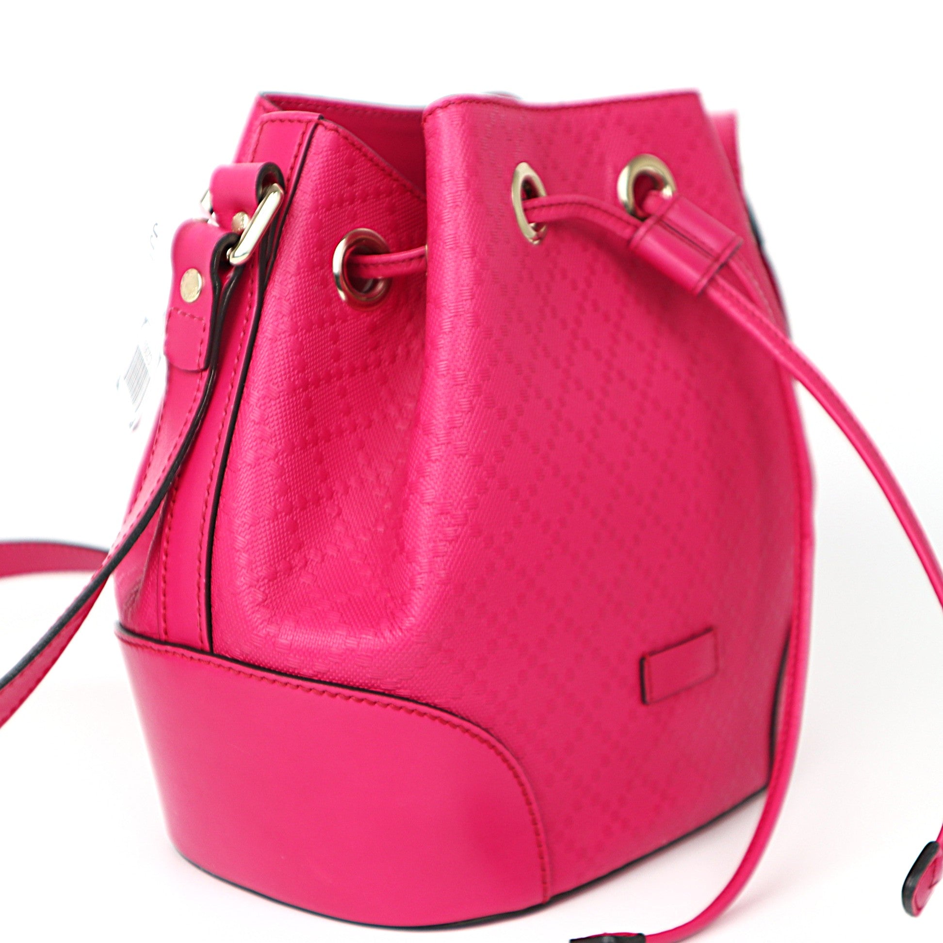 C2069 Gucci Diamante Leather Bright Pink-Pre-Owned