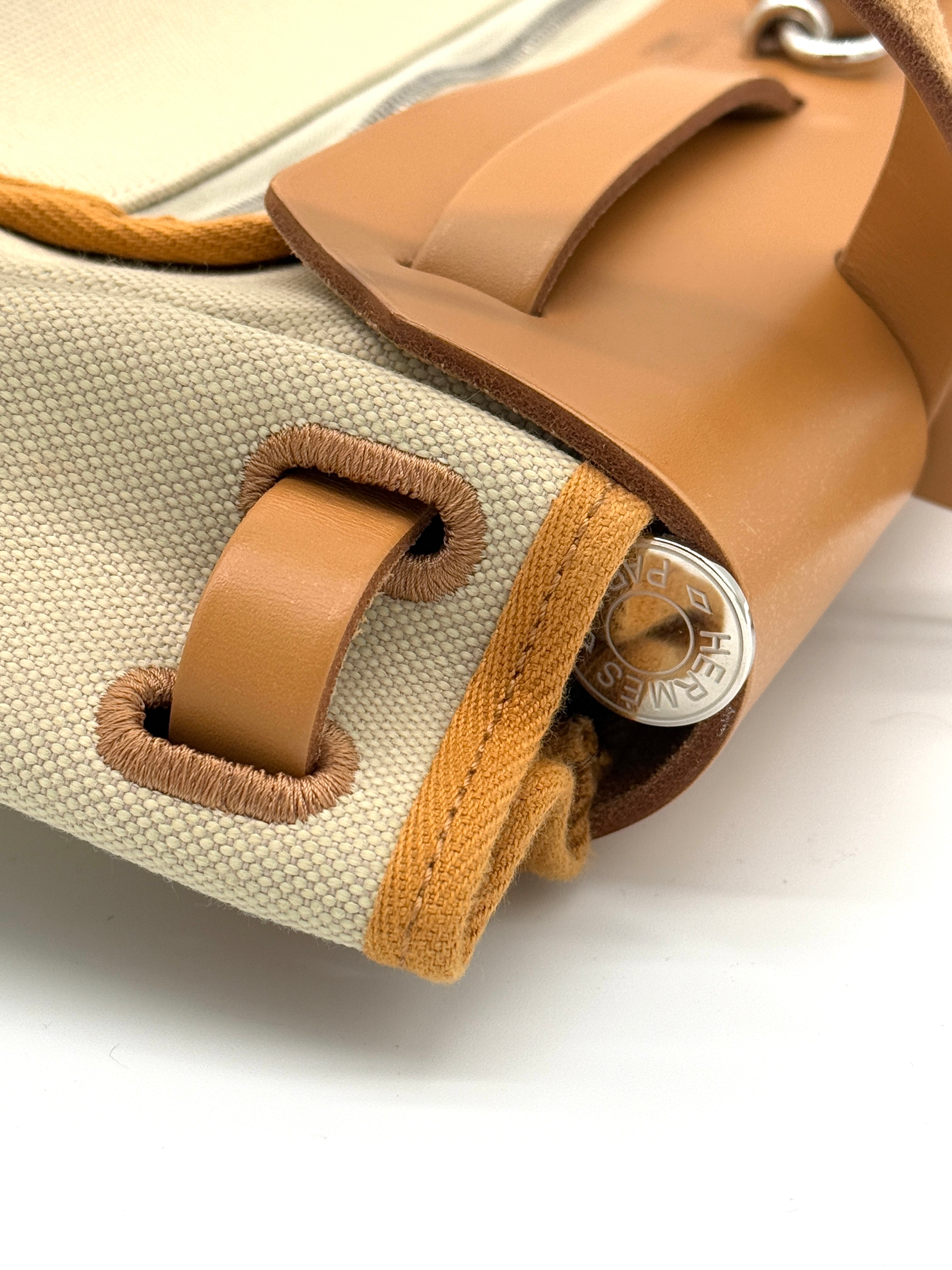 Hermès Herbag 31 Brown Beige