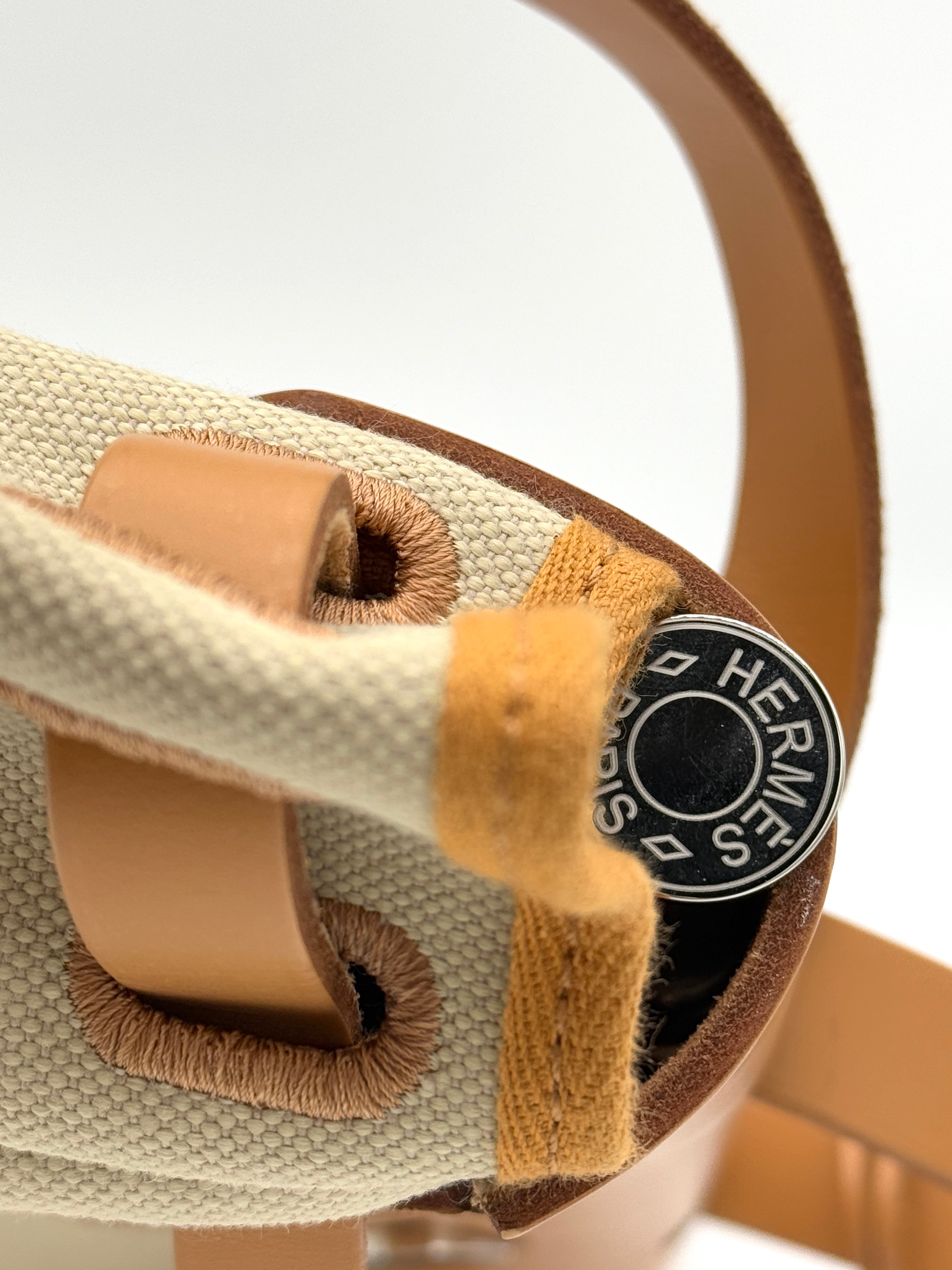 Hermès Herbag 31 Brown Beige