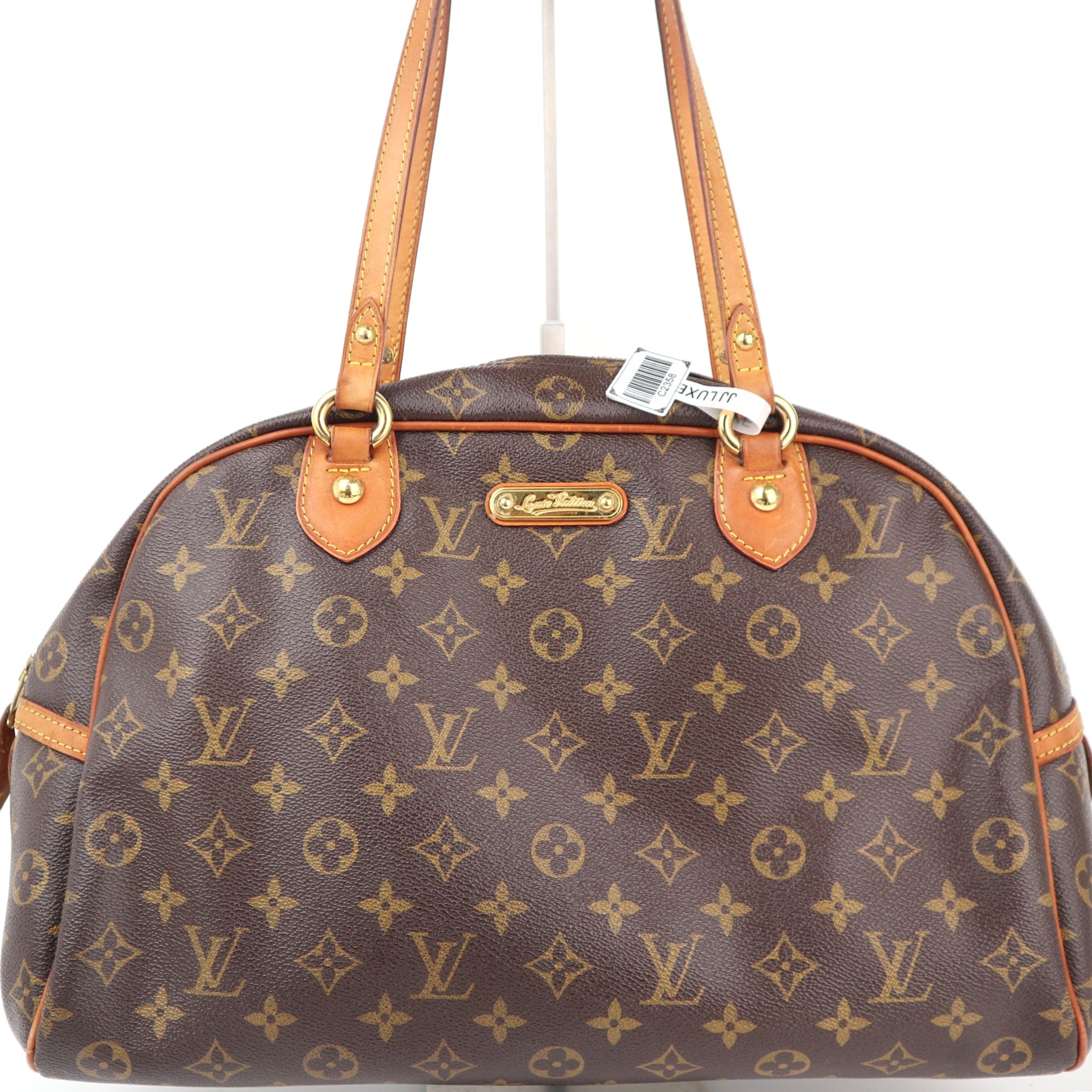 C2358 Louis Vuitton Shoulder Bag Monogram Canvas Montorgueil GM Bag | Pre-Owned Very Good Brown Monogram Canvas