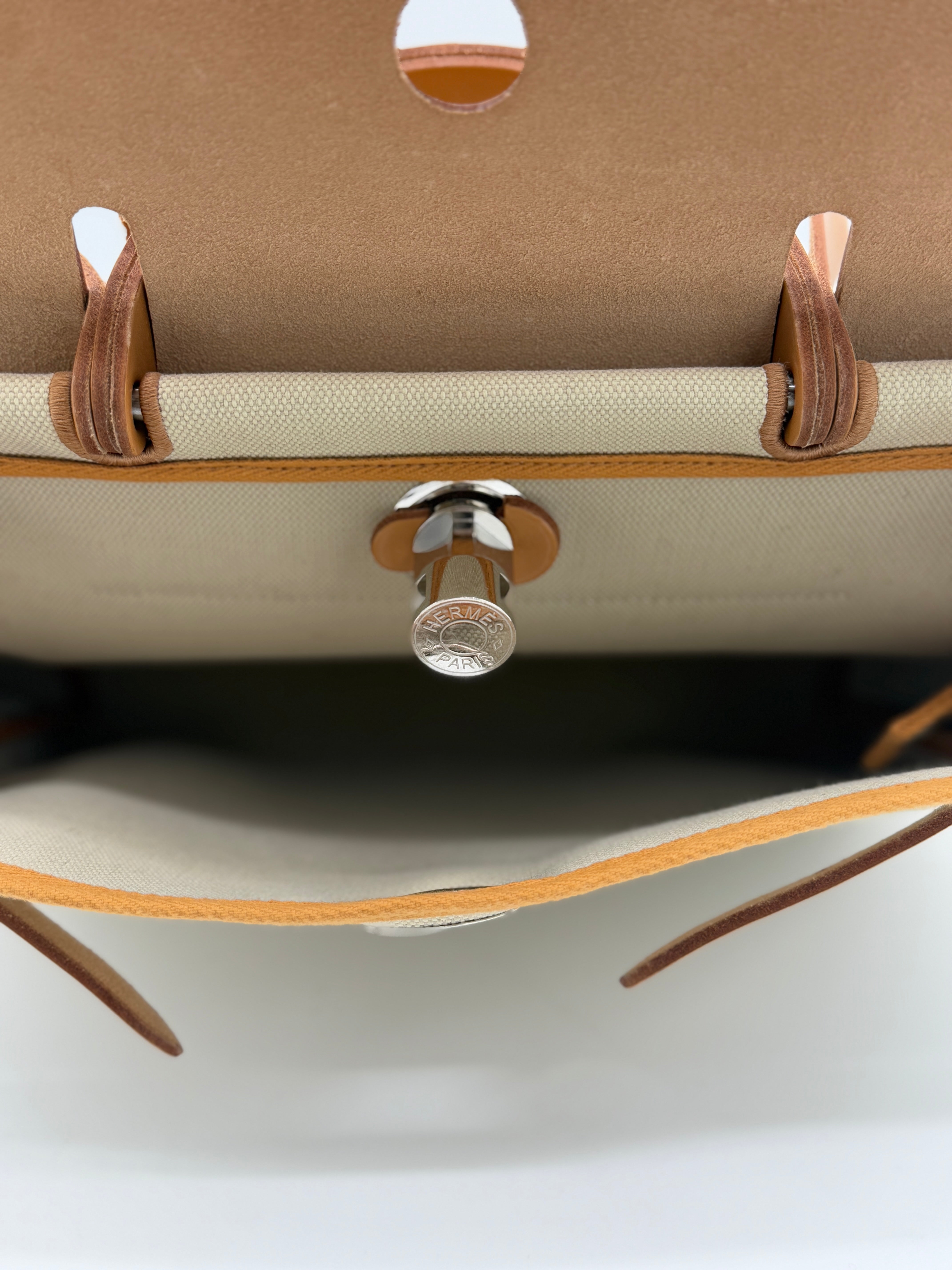 Hermès Herbag 31 Brown Beige
