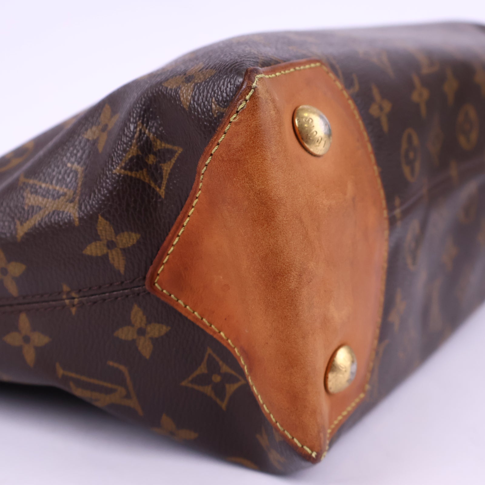 Louis Vuitton Monogram Canvas Wilshire MM Tote Bag Tote Bag J3243 | Pre-Owned Excellent Brown Monogram Canvas