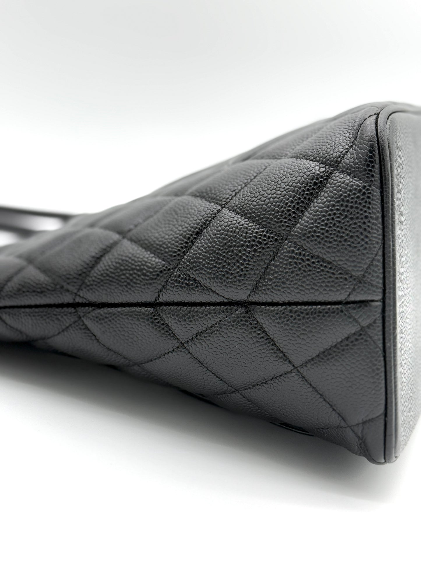 Chanel Médaillon Leather Tote Black Leather