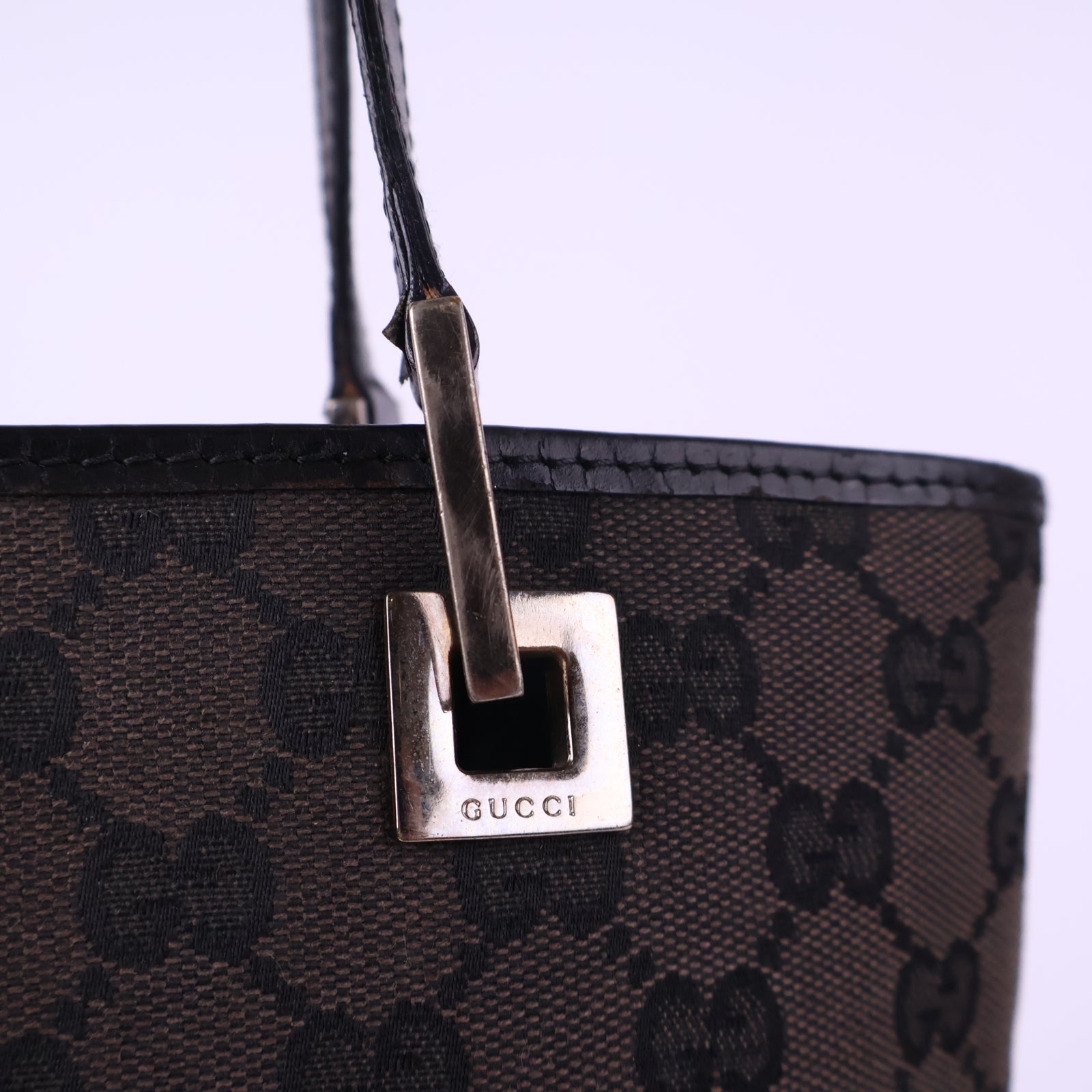Gucci Monogram Canvas Tote Tote Bag J3109 | Pre-Owned Like New Brown Monogram Canvas