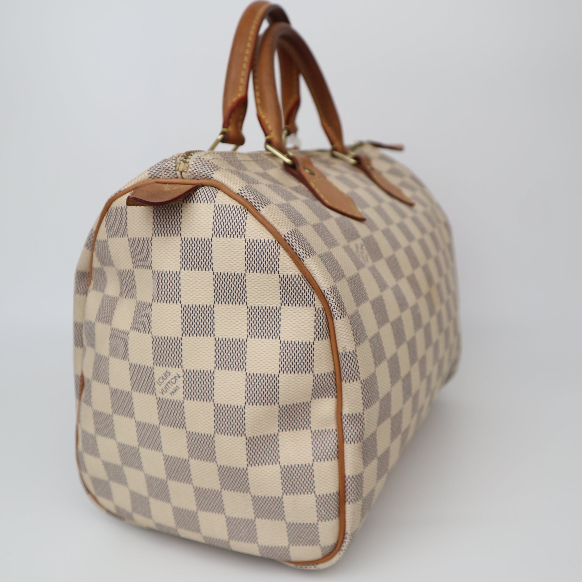 C2017 Louis Vuitton Speedy 30 in Damier Azur- Pre Owned