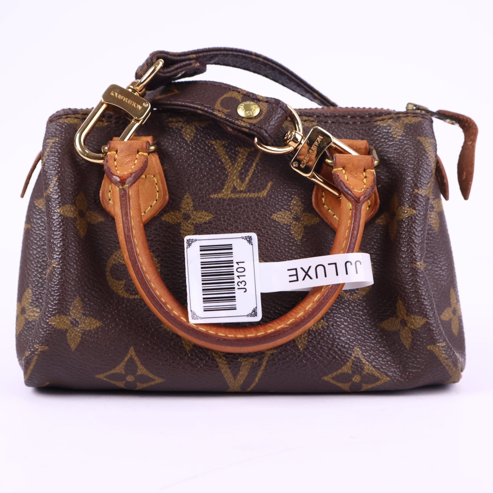 Louis Vuitton Mini Bag Nano Speedy Crossbody Bag J3101 | Pre-Owned Like New
