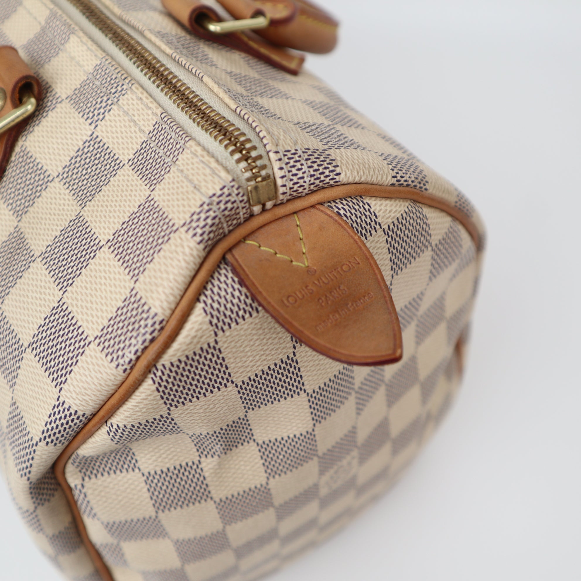 C2017 Louis Vuitton Speedy 30 in Damier Azur- Pre Owned