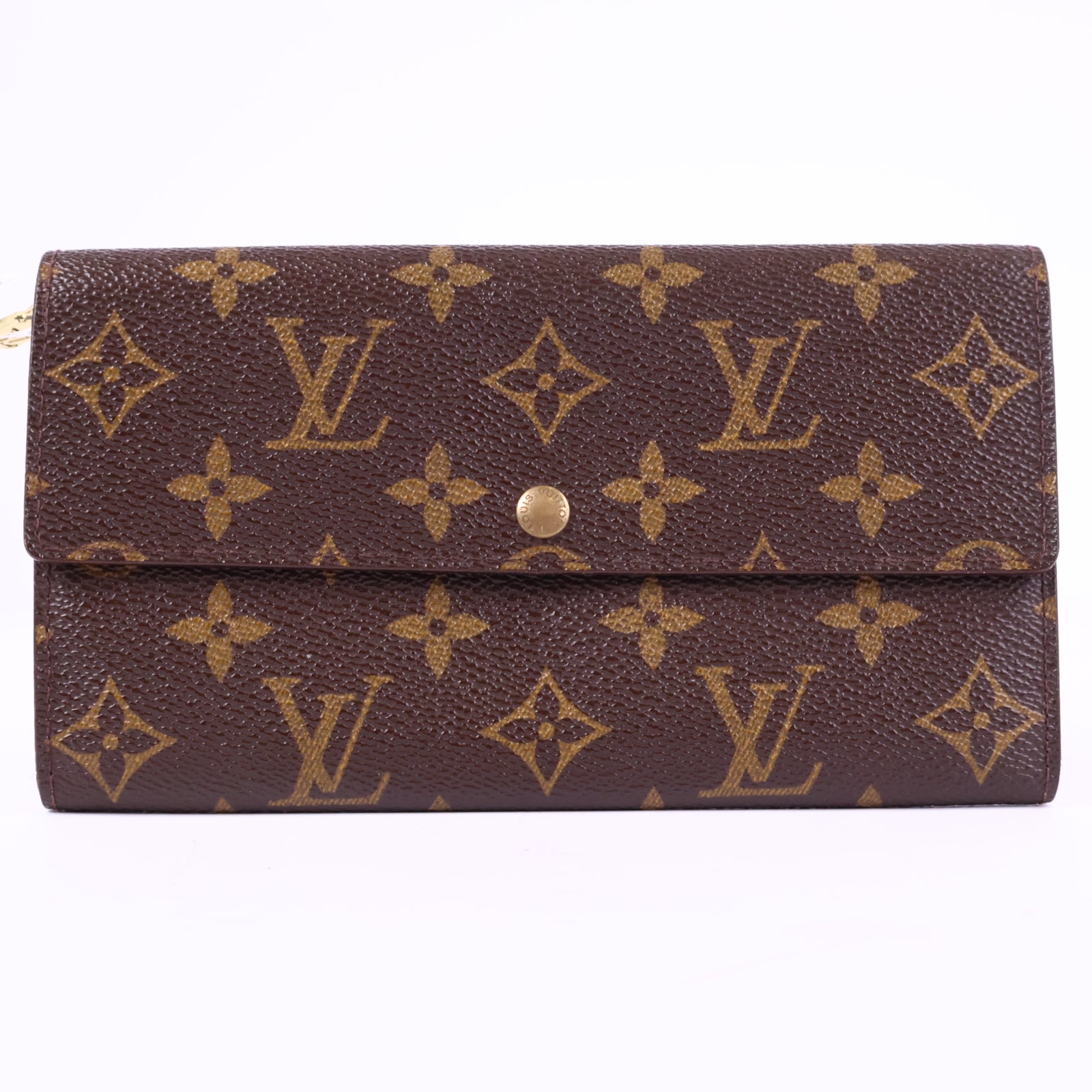 Louis Vuitton Monogram Sarah Wallet Wallet J3107 | Pre-Owned Like New Brown Monogram Canvas