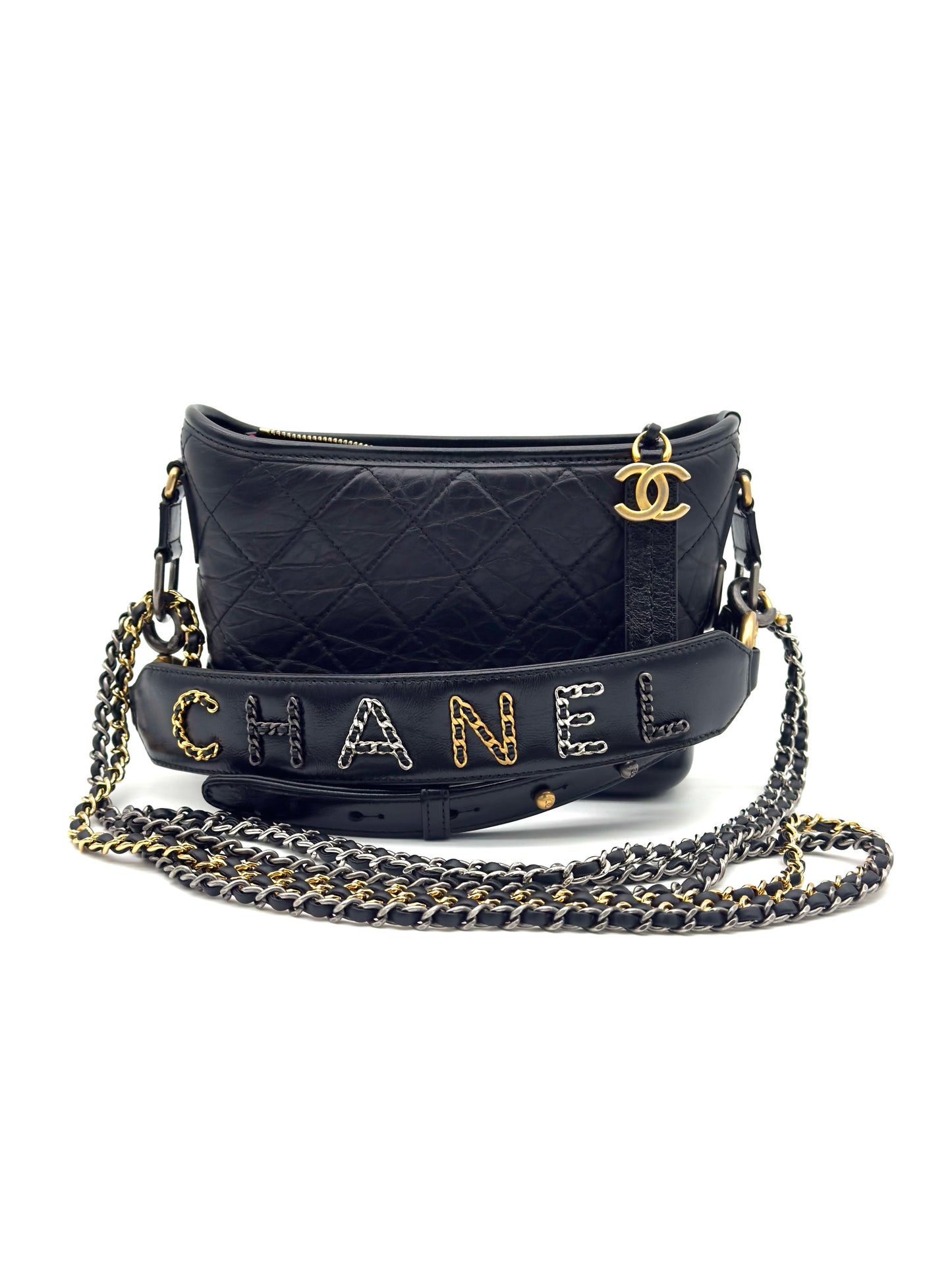 Chanel Gabrielle Small Hobo BLK