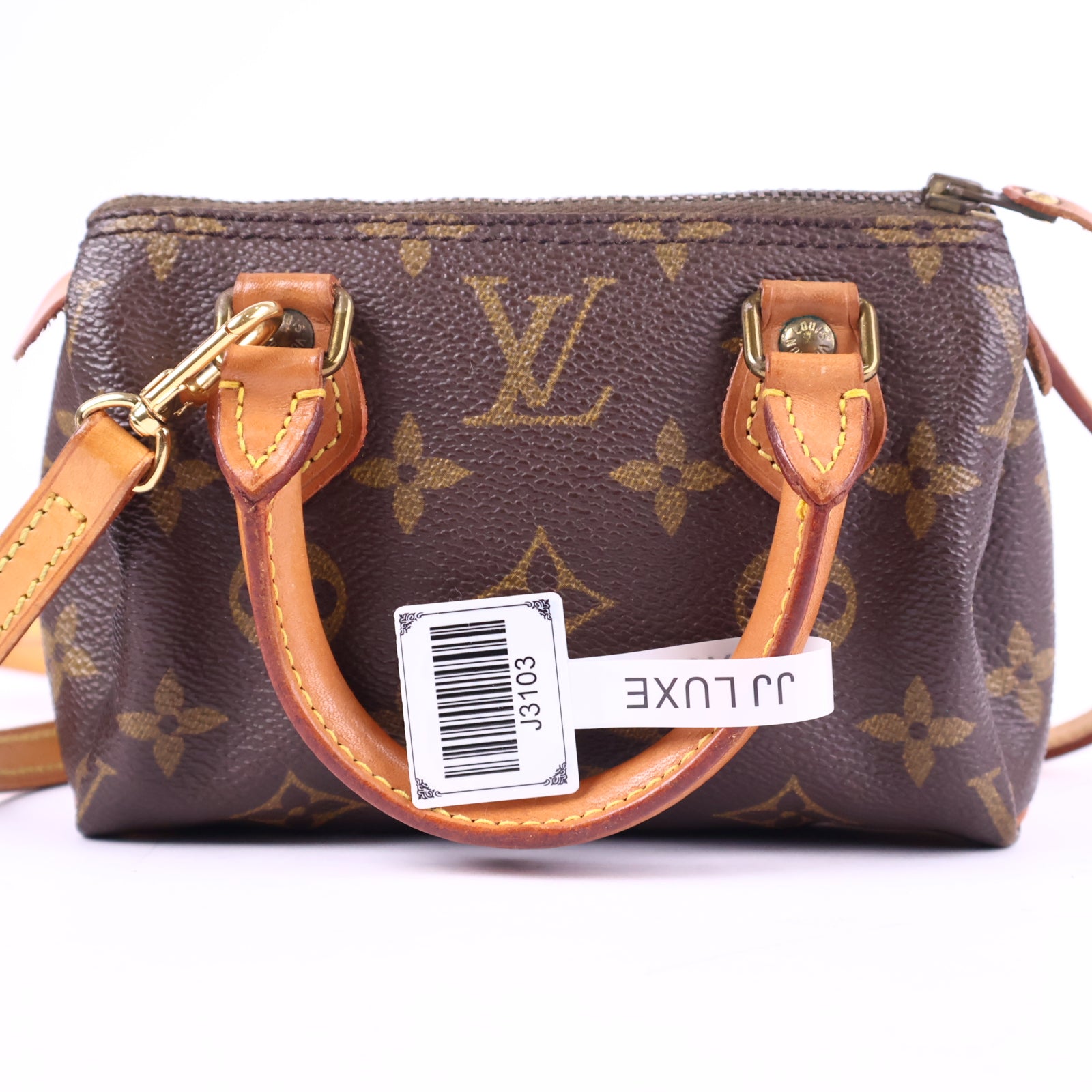 Louis Vuitton Mini Bag Nano Speedy Crossbody Bag J3103 | Pre-Owned Like New