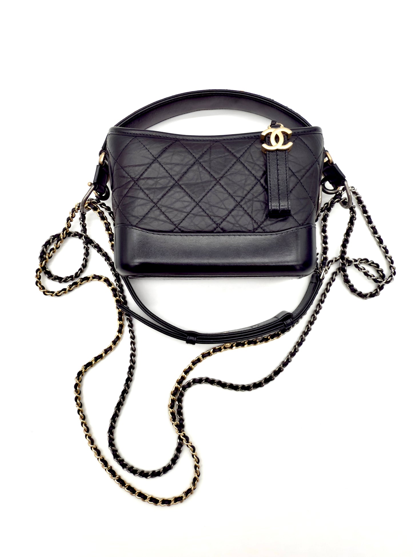 Chanel Gabrielle Small Hobo BLK