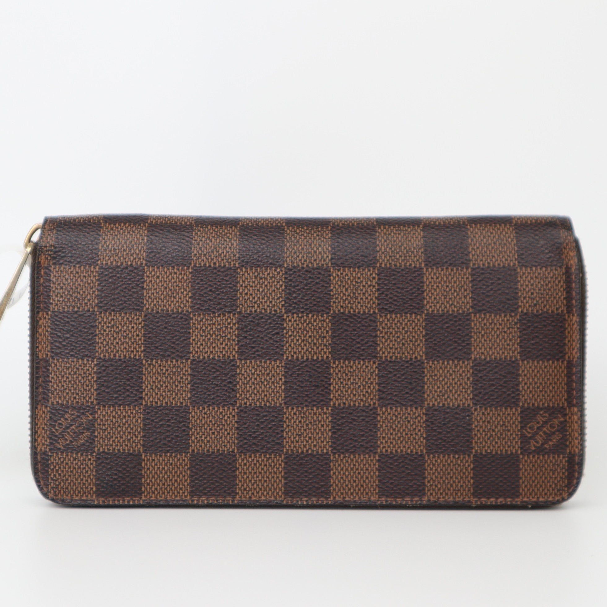 C2011 LOUIS VUITTON Damier Zippy Wallet -Pre Owned