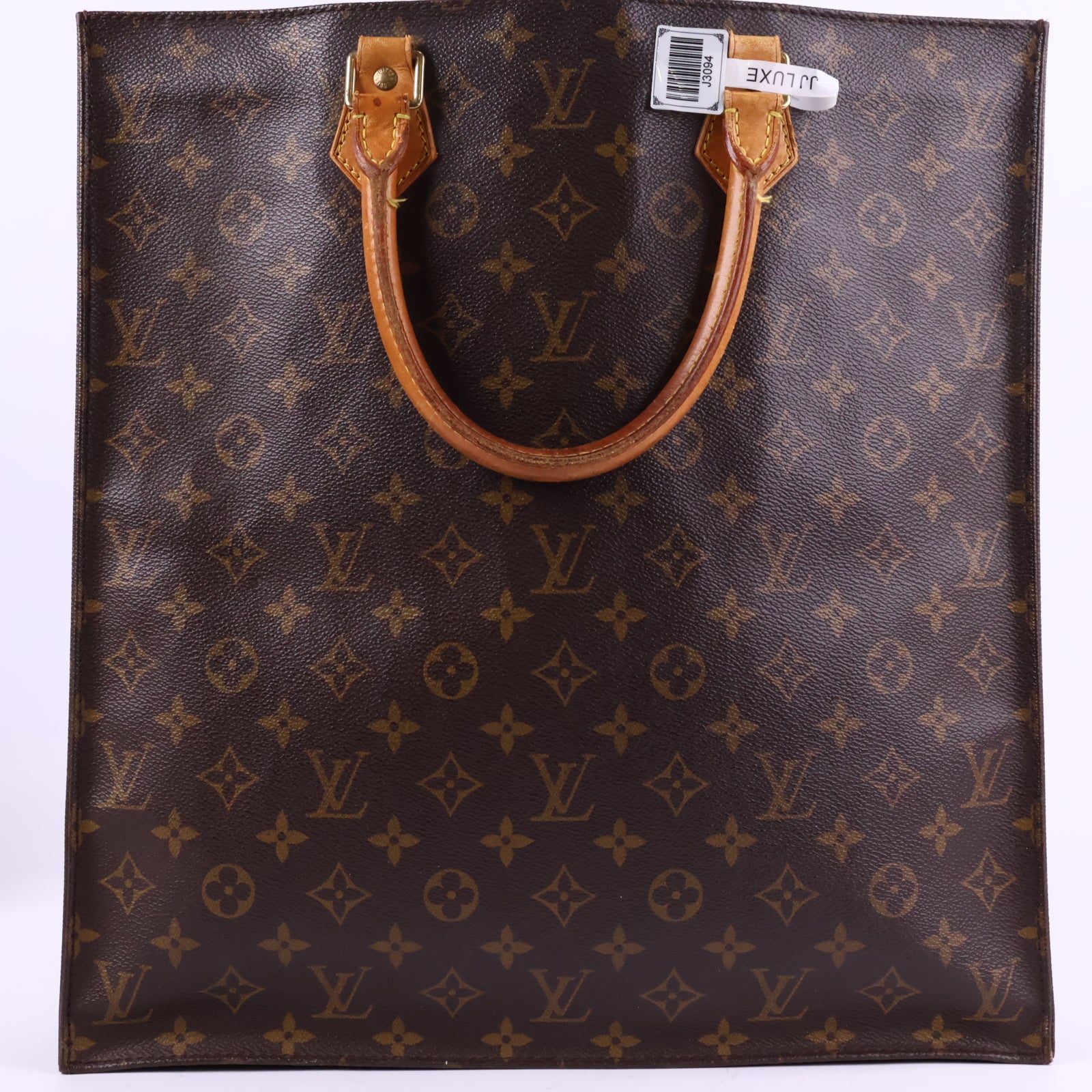 Louis Vuitton Monogram Sac Plat Bag Tote Bag J3094 | Pre-Owned Like New Brown Monogram Canvas